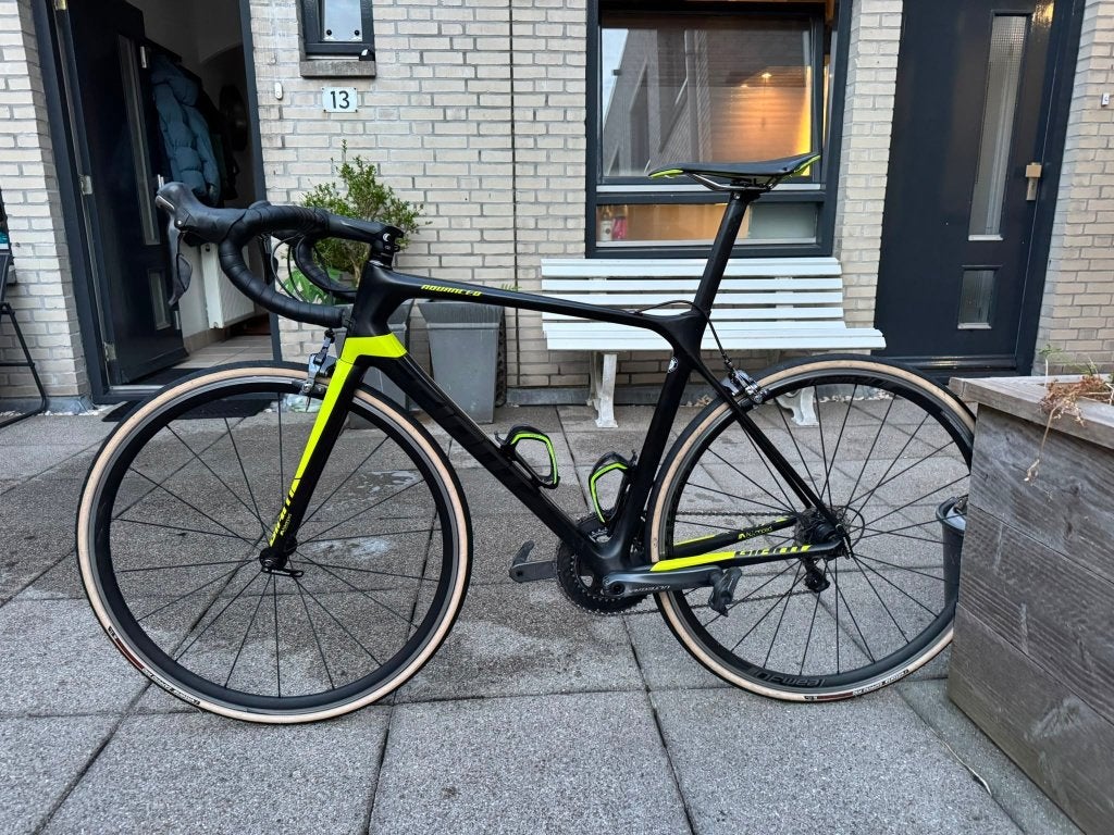 Giant TCR Advance Pro 1, 28 inch, Gebruikt, Velgrem, Meer dan 20 versnellingen