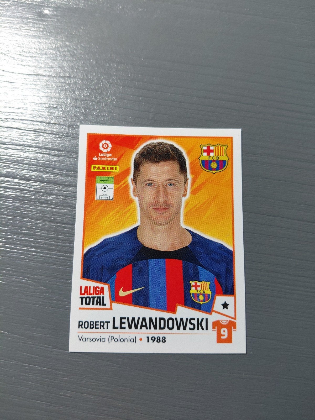 lewandowski (fc barcelona) laliga total spaanse sticker, Ophalen of Verzenden, Nieuw