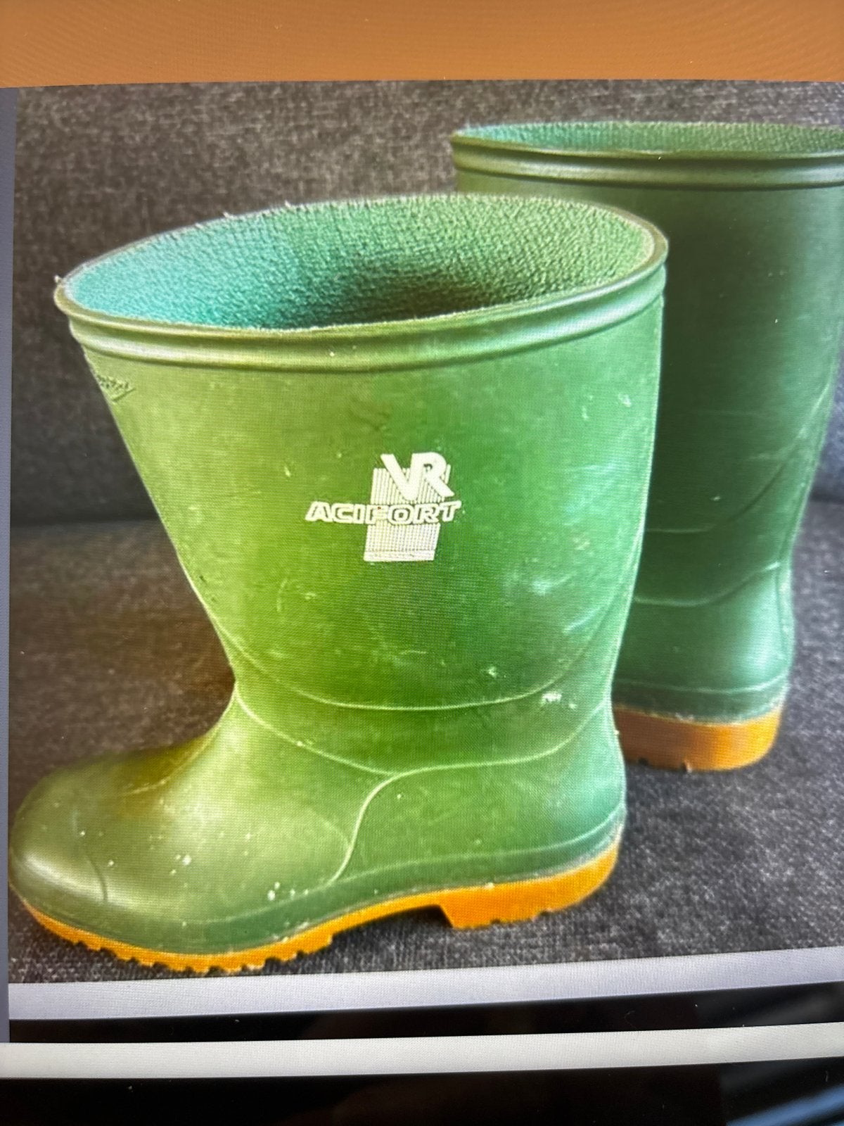 Hevea Acifort VR Regenlaarzen Groen Maat 39/40, Ophalen of Verzenden, Zo goed als nieuw, Groen, Regenlaarzen