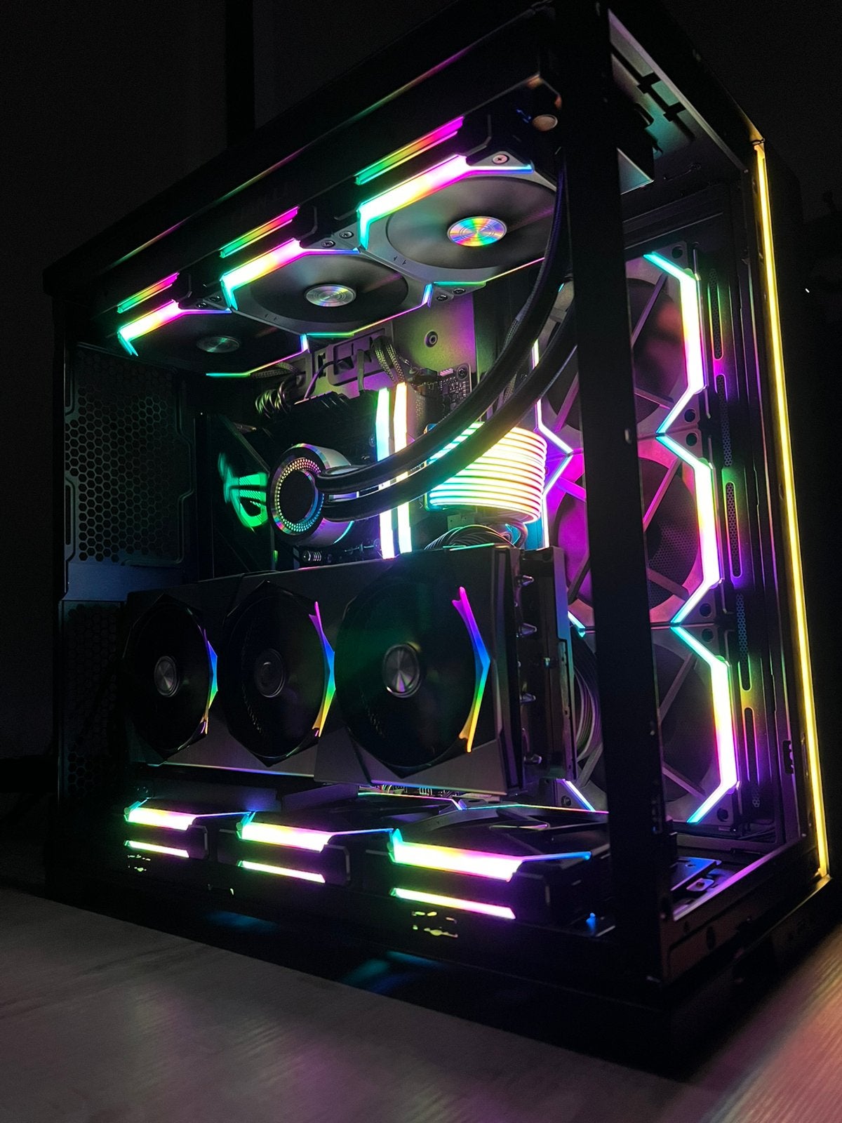 LIAN LI high end gaming pc , i9-13900kf , ZONDER GPU, Ophalen, Zo goed als nieuw, Gaming, SSD