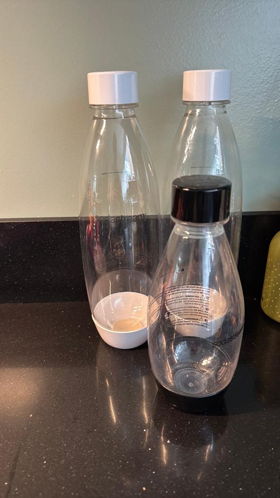 3 flessen voor Sodastream, Ophalen, Zo goed als nieuw