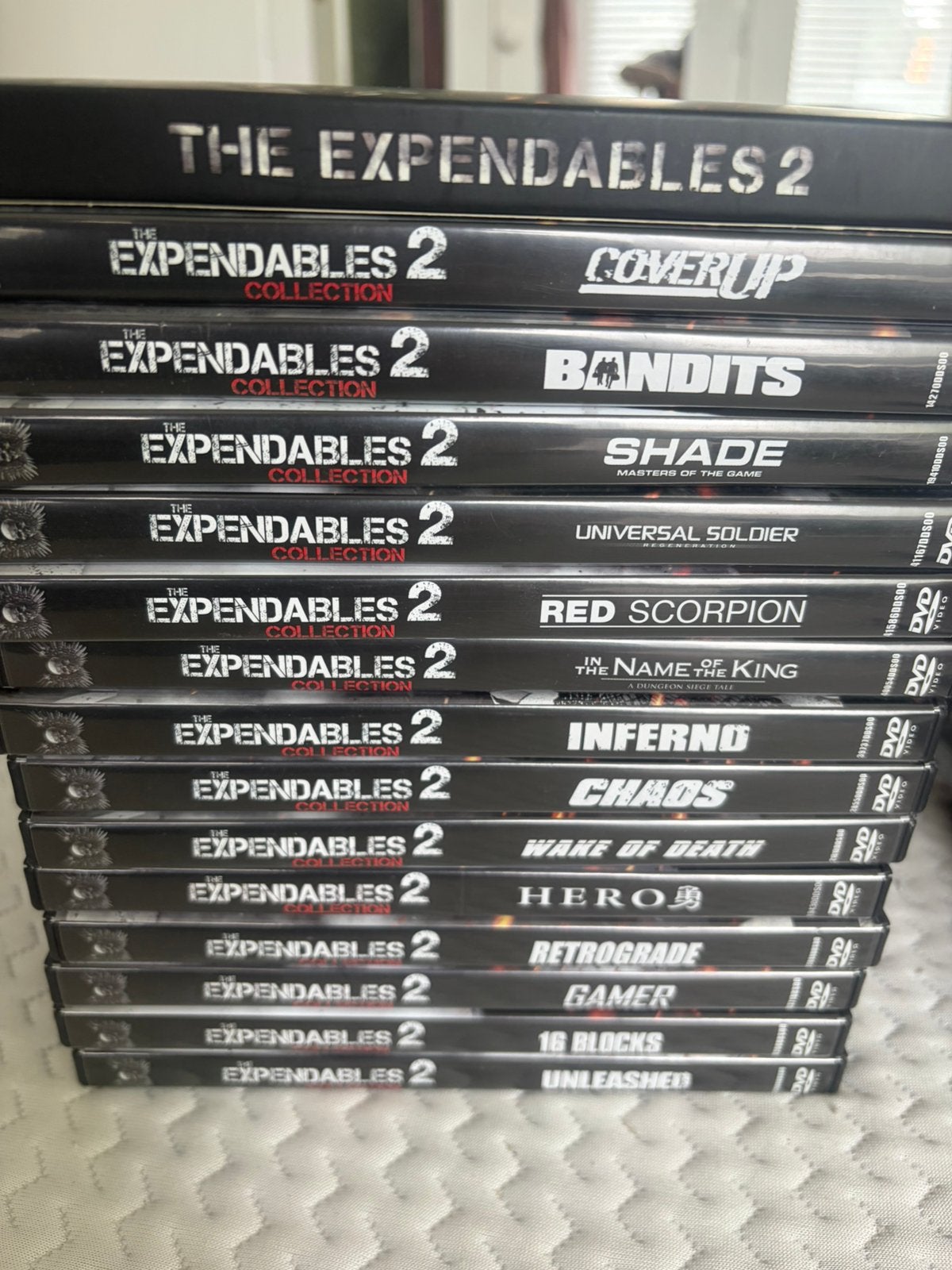 Dvd’s Expendables, Sex and the city, twilight, spider man,.., Ophalen, Zo goed als nieuw