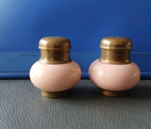 Vintage Peper- en Zoutstel – Messing., Ophalen of Verzenden