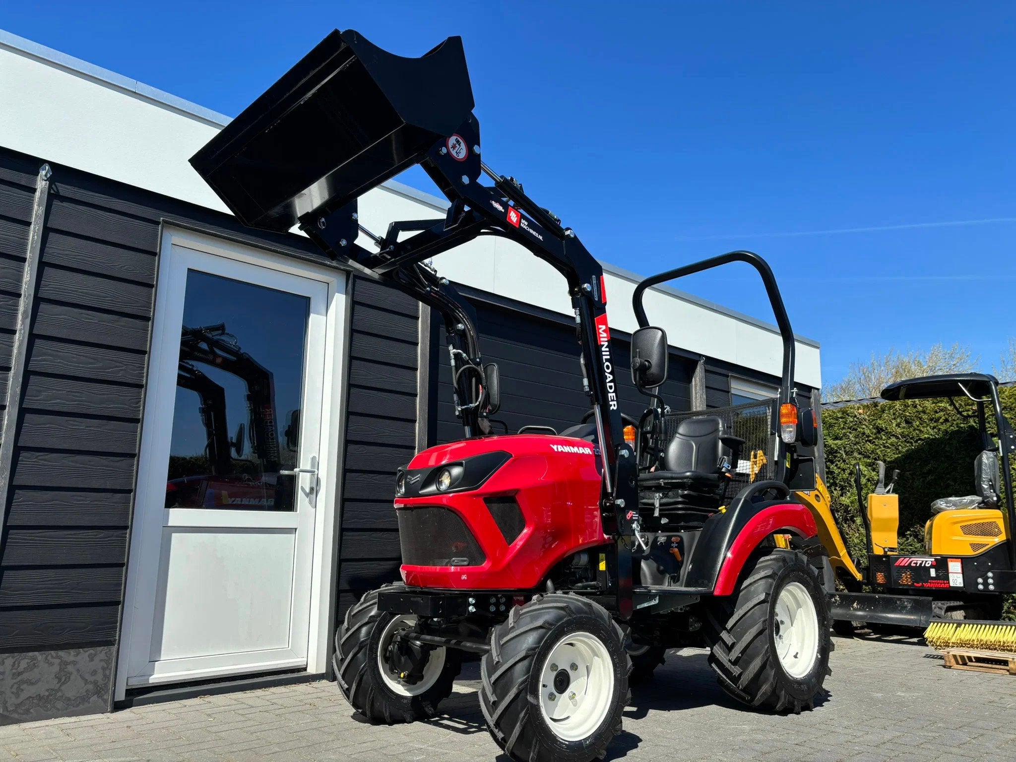Yanmar SA222 4WD compacttractor met voorlader, hydrostaat, g, Gebruikt, Tot 80 Pk, Overige merken, Tot 2500