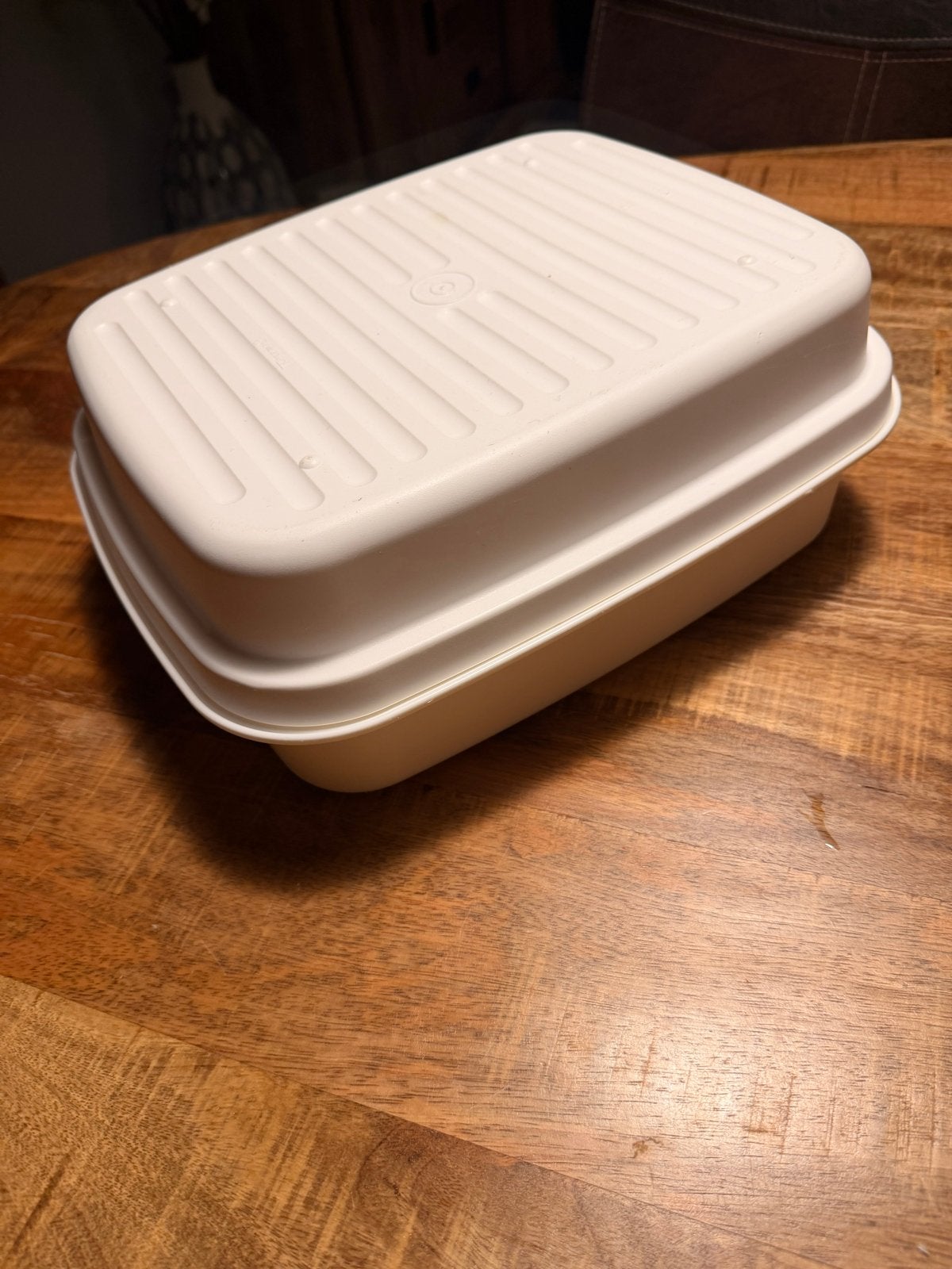 Tupperware Brooddoos- Wit, Gebruikt, Bewaardoos, Wit, Ophalen of Verzenden