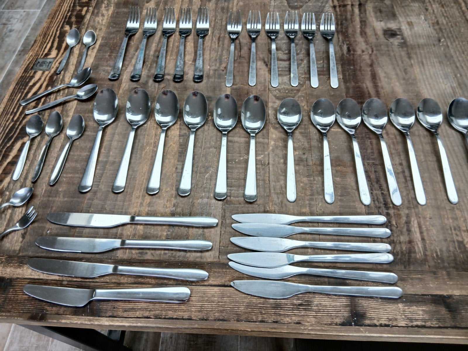 43 stuks bestek, Ophalen, Gebruikt, Los bestek, IKEA