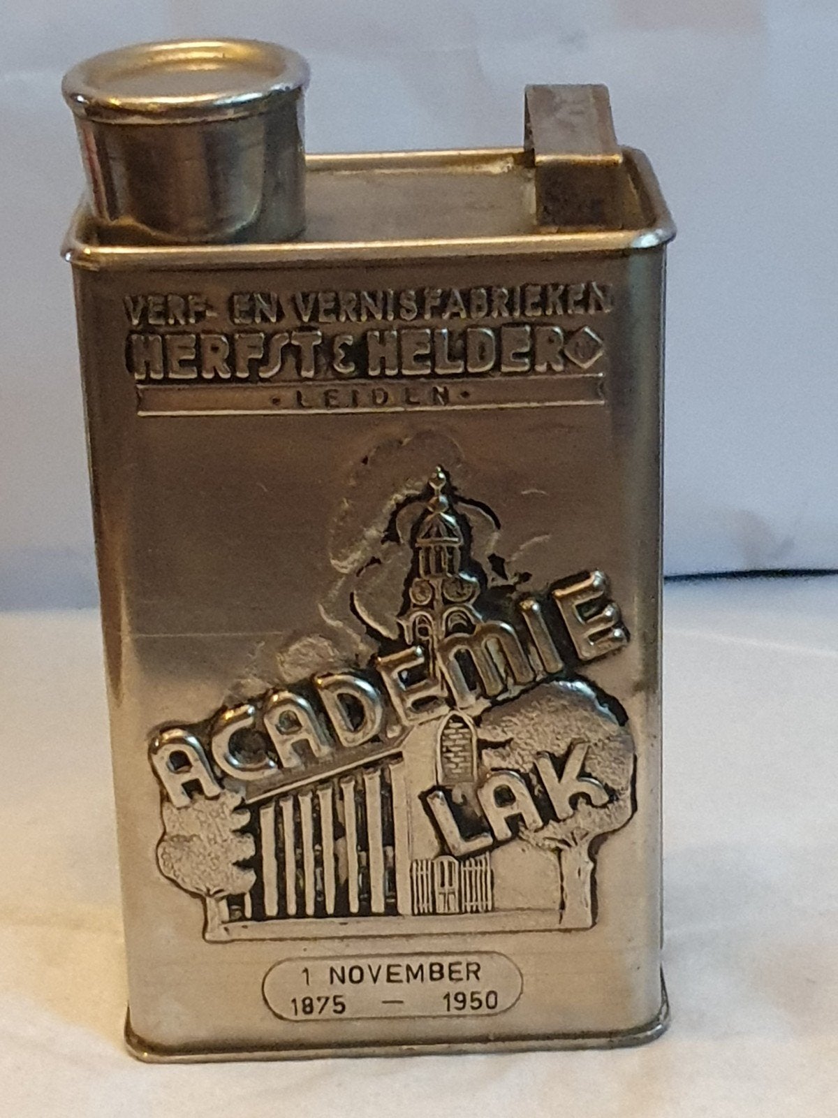 Zeldzame vintage aansteker Herfst & Helder Leiden, Ophalen of Verzenden, Gebruikt, Aansteker