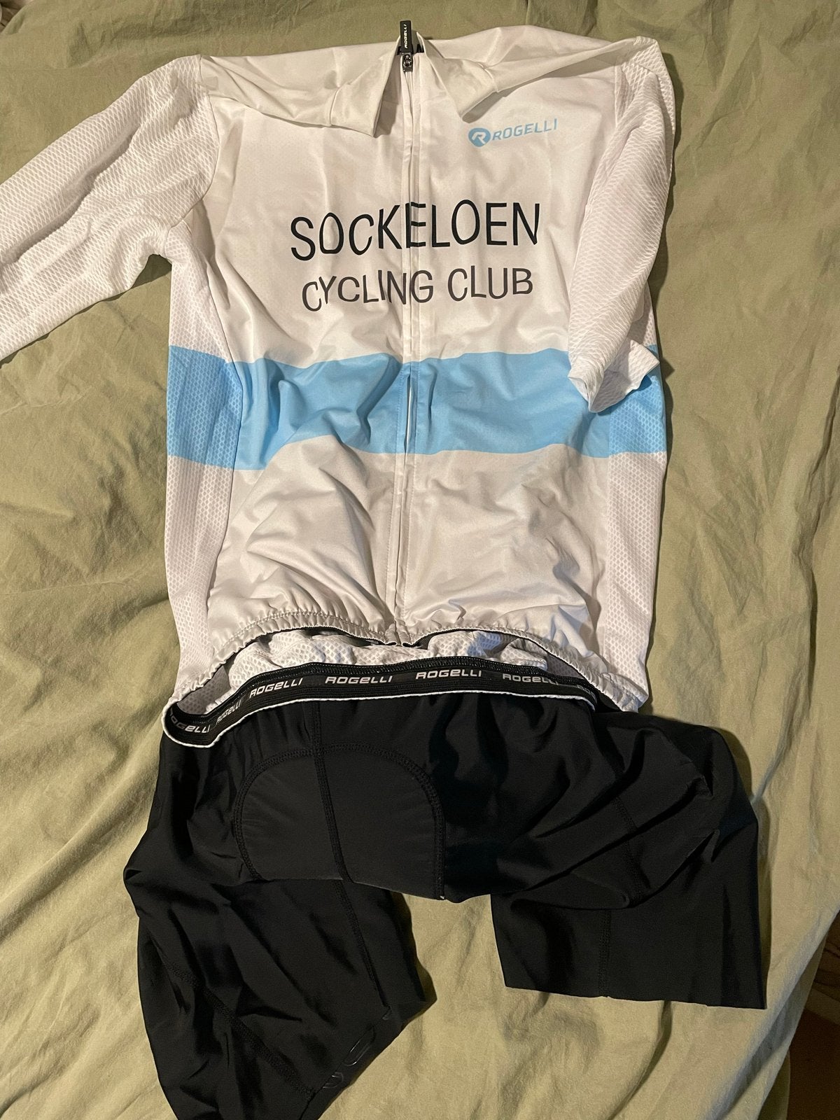 RACEFIETS SHIRT EN BROEK ROGELLI SOCKELOEN CYCLING CLUB, Heren, Nieuw, Ophalen of Verzenden, XL