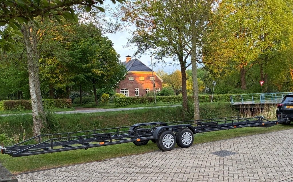 aanhangwagen, kar (drakenboot), tandemasser, onderstel, Auto diversen, Aanhangers en Bagagewagens, Ophalen, Gebruikt