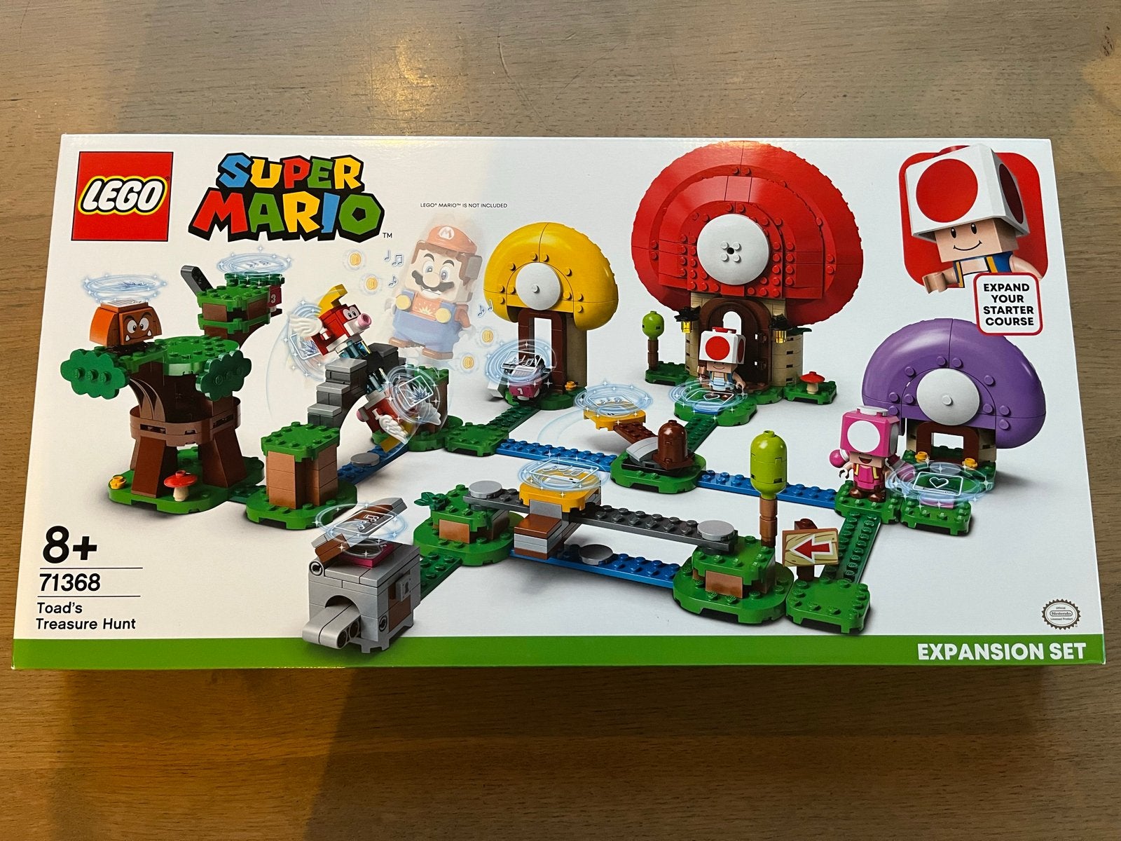 LEGO Super Mario 71368 Toad's Treasure Hunt Uitbreidingsset, Inclusief instructies, Overige thema's, Lego, Ophalen of Verzenden