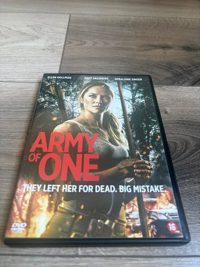 Army of One met Ellen Hollman, Alle leeftijden, Ophalen of Verzenden, Zo goed als nieuw, Actiethriller