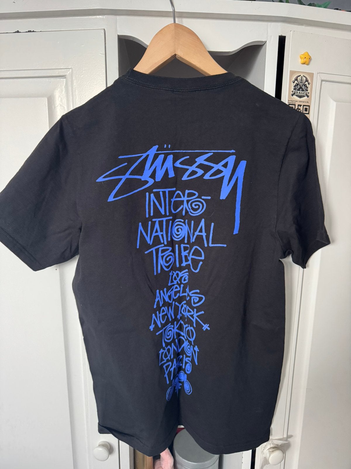 Zwart shirt Stüssy, Ophalen of Verzenden, Zo goed als nieuw, Zwart
