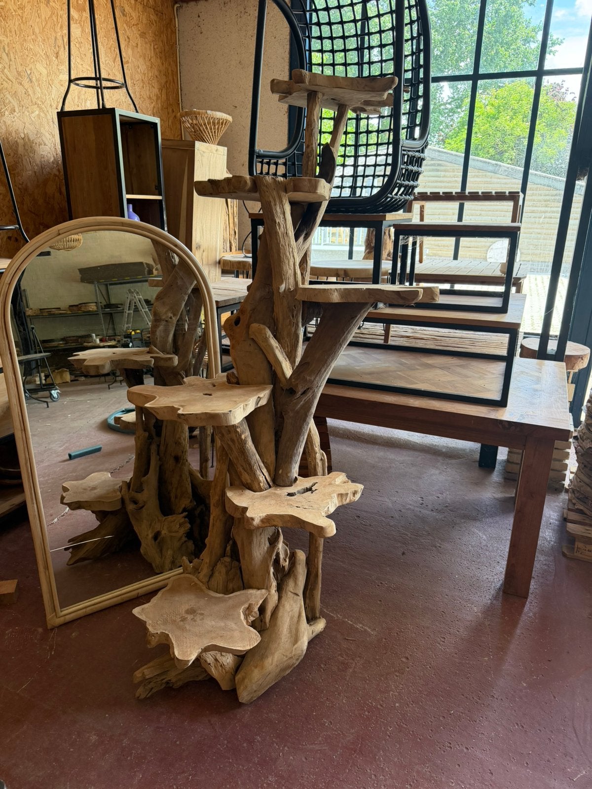 Teak krabpalen robuust 180/200cm, Dieren en Toebehoren, Ophalen, Nieuw, Krabpaal, Ars longa