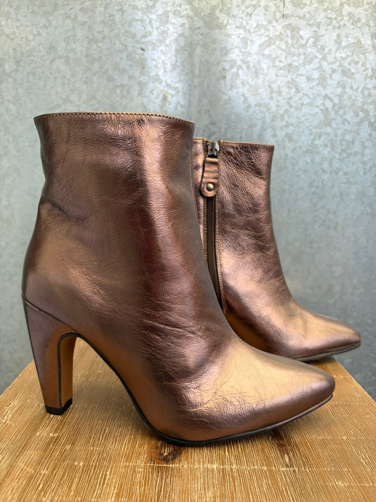 Toral boots laarzen 36 €265 metallic ankle, Kleding | Dames, Schoenen, Ophalen of Verzenden, Zo goed als nieuw
