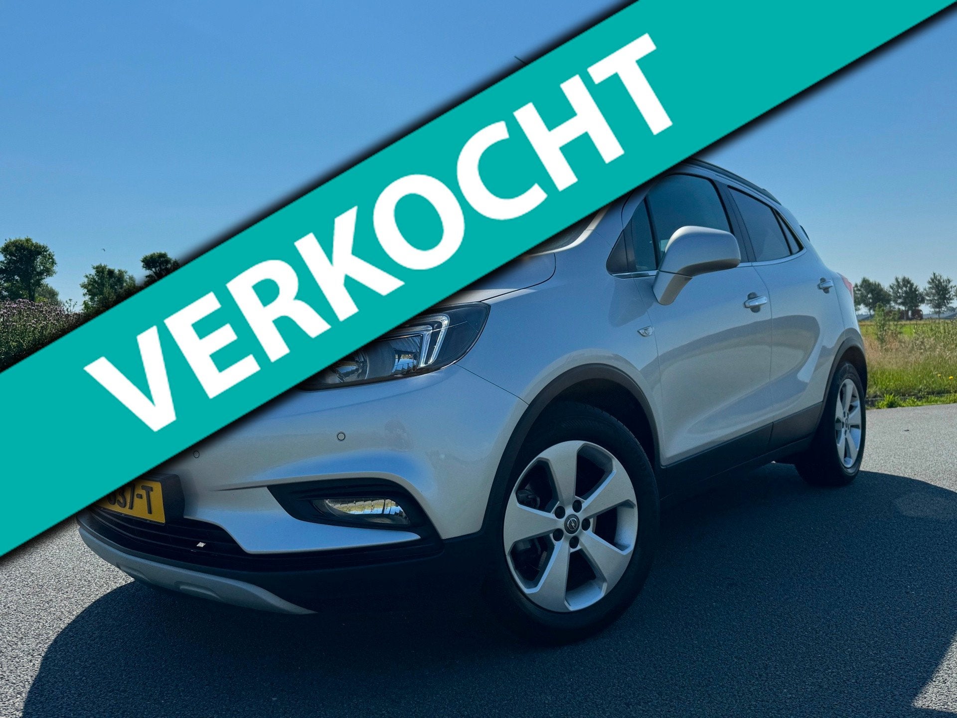 Opel Mokka X 1.4 Turbo Innovation Luxe Dakje Trekhaak Netjes, Voorwielaandrijving, Gebruikt, Automatische klimaatregeling, Handgeschakeld