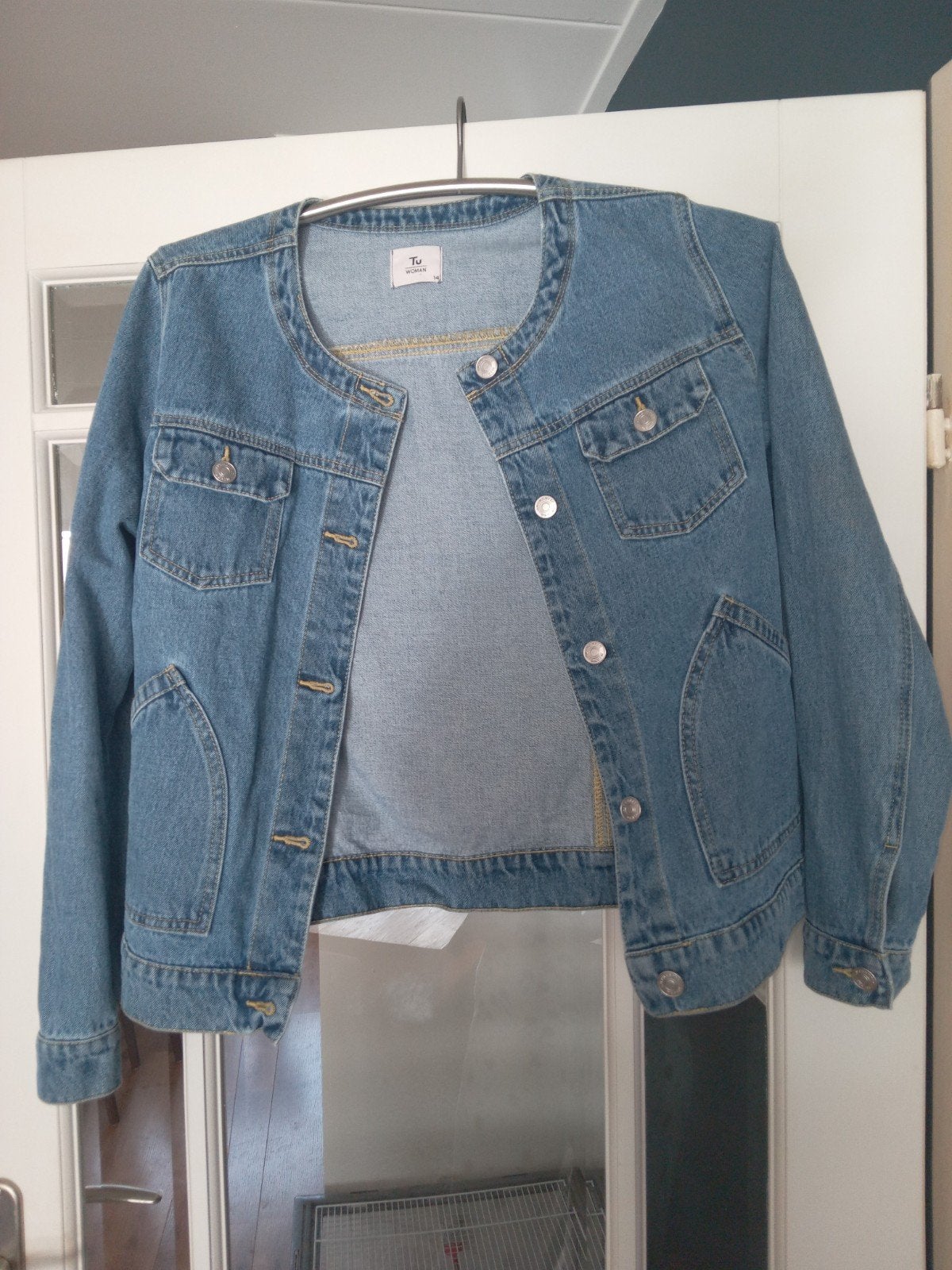 mooi spijkerjas, Ophalen, Zo goed als nieuw, Maat 42/44 (L), Blauw