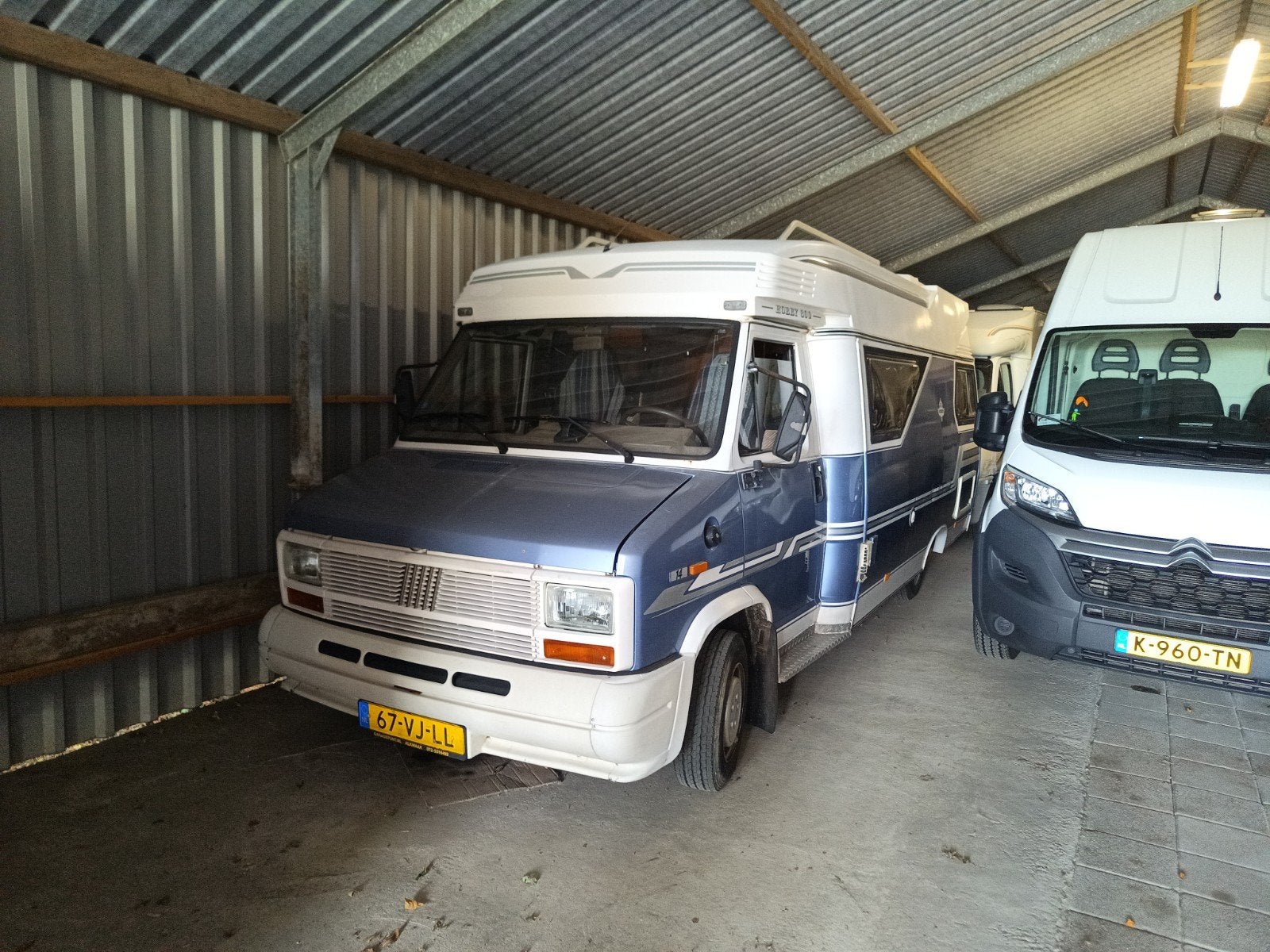 Hobby 600 Camper 1991, Standaard zit, Ringverwarming, Fiat, Tot en met 2