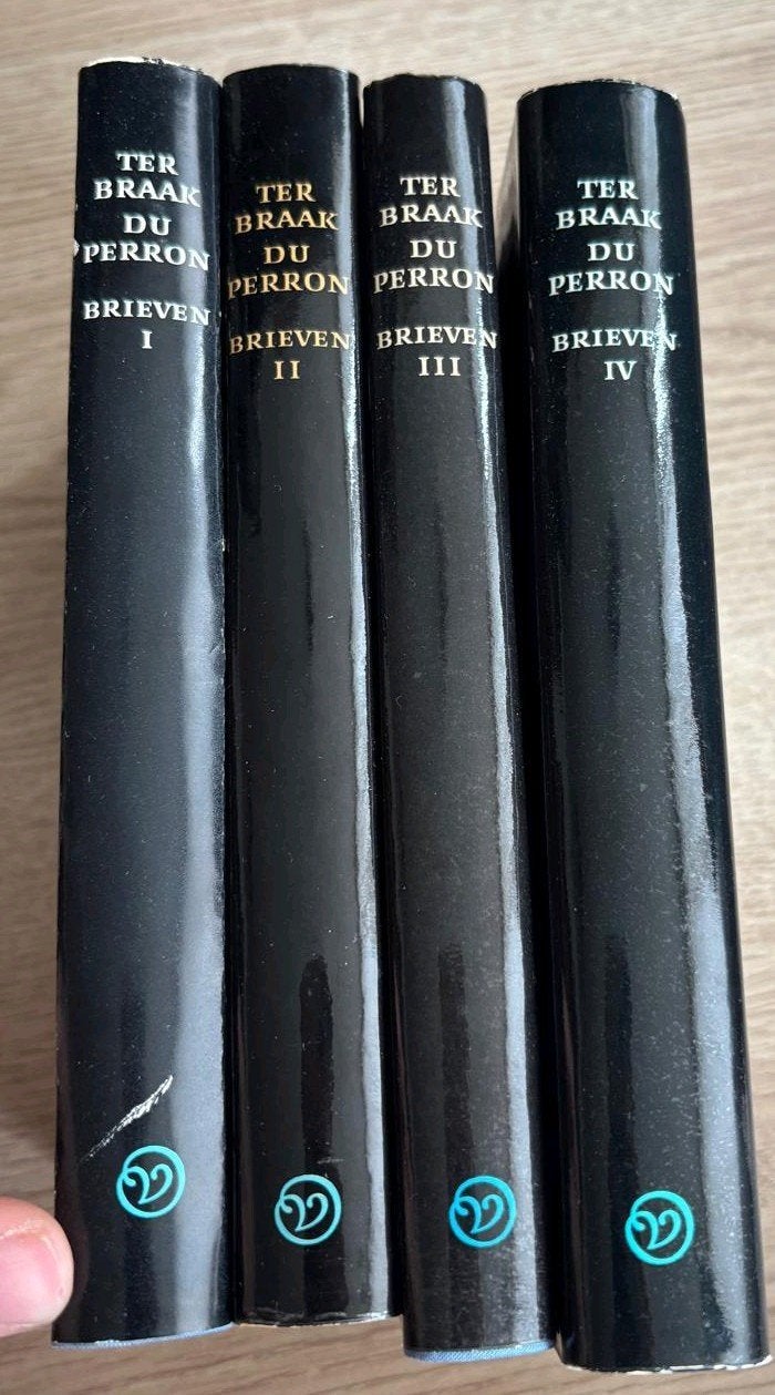 Brieven Ter Braak / Du Perron (Deel I t/m IV) Hardcover set, Ophalen of Verzenden, Zo goed als nieuw