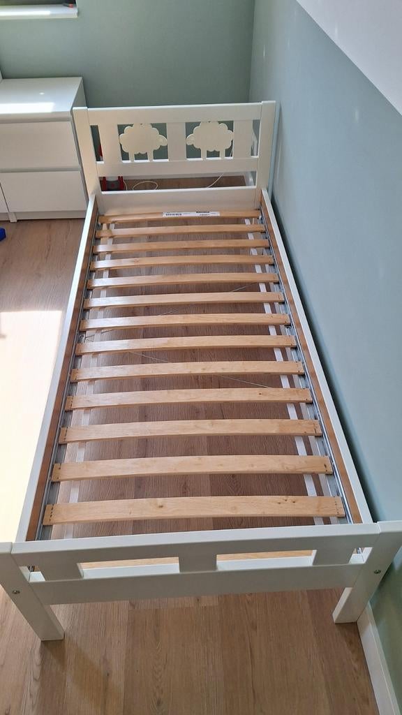 Ikea kritter peuterbed met zijsteun - Gebruikt, Ophalen, Gebruikt