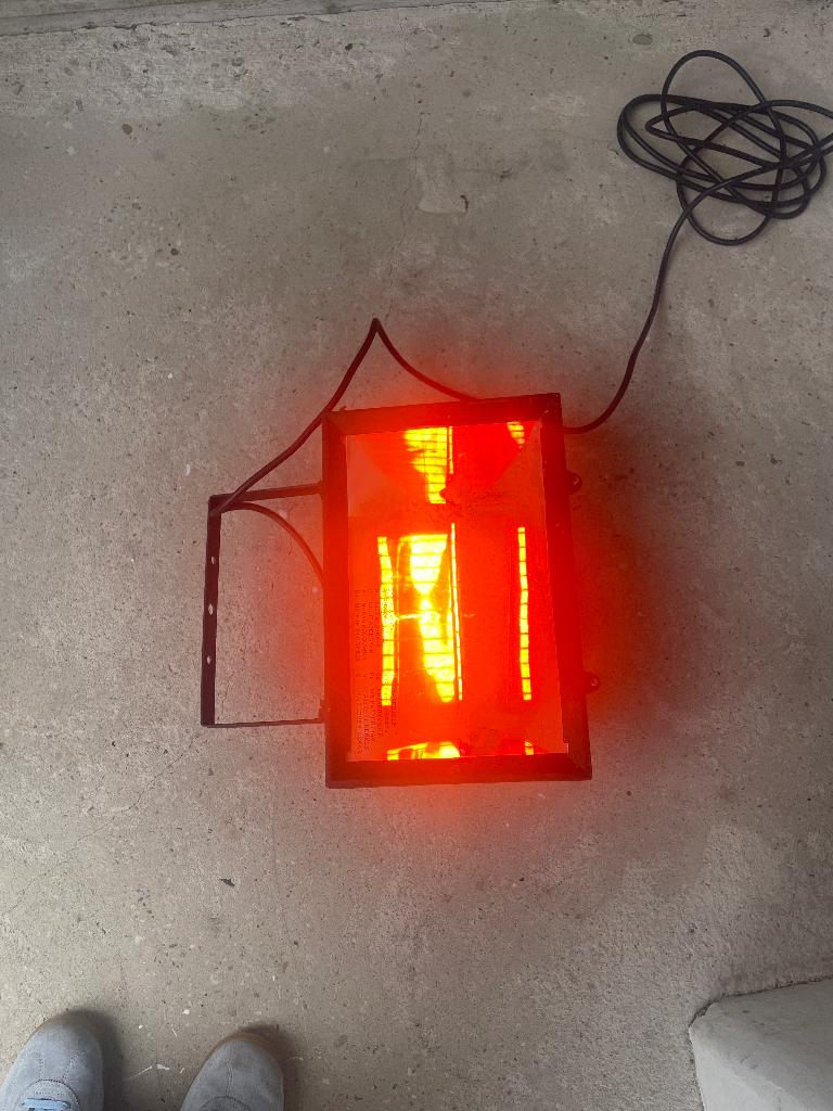 Bouwlamp, Ophalen, Gebruikt, 500 watt of meer, Lamp