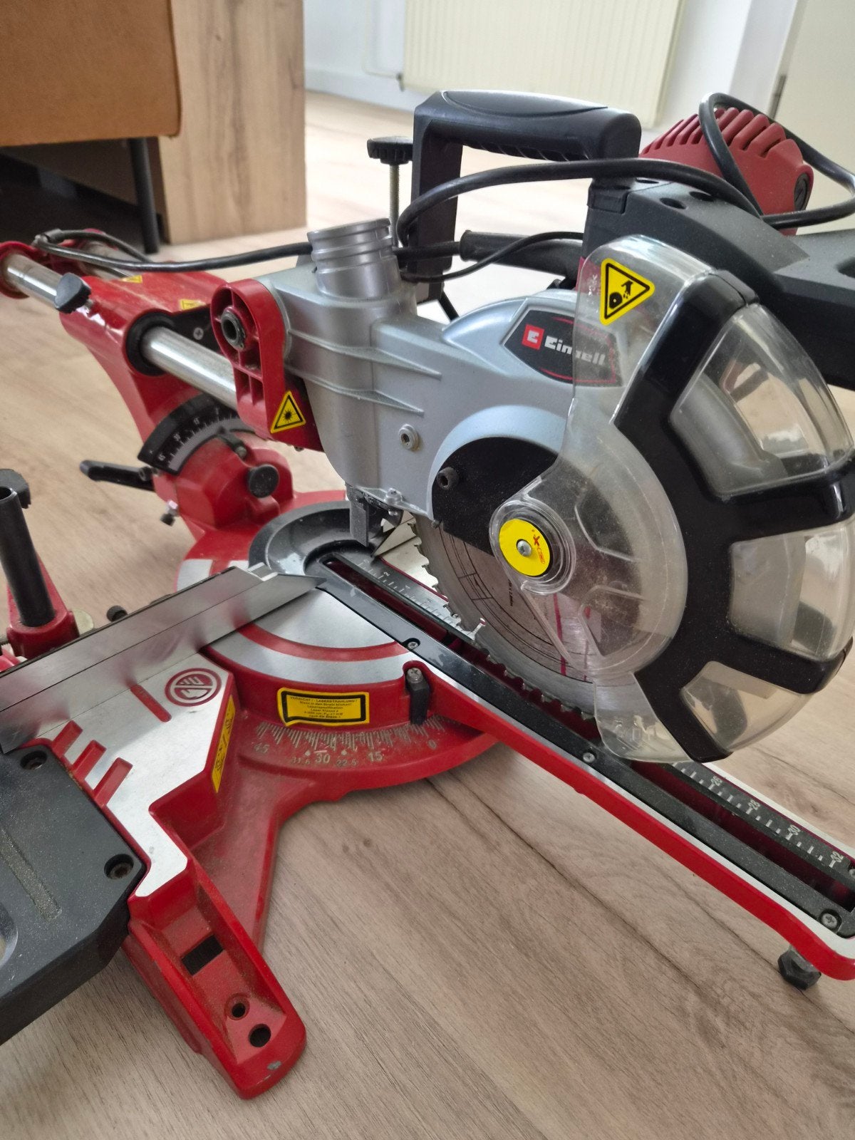Einhell afkortzaag Tc-sm 2131/1 (Met Nieuw Zaagblad!), Ophalen, 1200 watt of meer, Afkortzaag, 30 tot 70 mm
