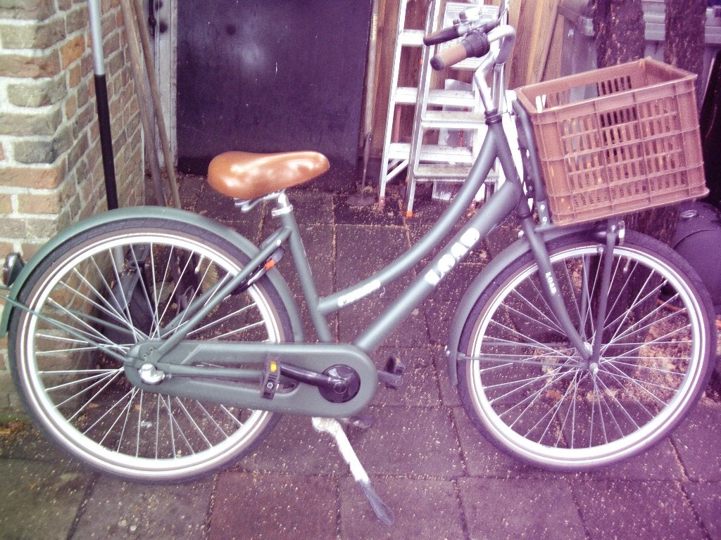 meidenfiets cargo load 3 versn terugtraprem 26inch 75,00, 26 inch of meer, Terugtraprem, Gebruikt, Onbekend