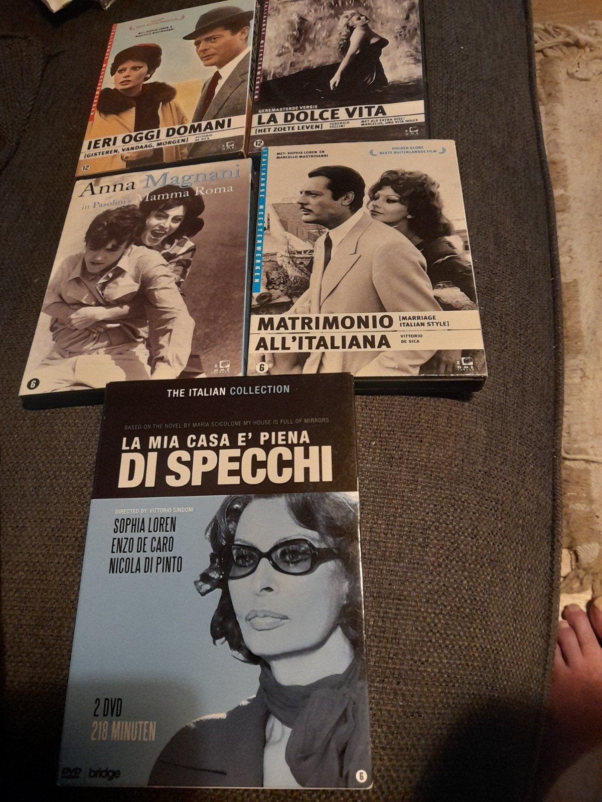 Italiaanse Filmcollectie DVD's - Sophia Loren e.a., Vanaf 12 jaar, Verzenden, Zo goed als nieuw