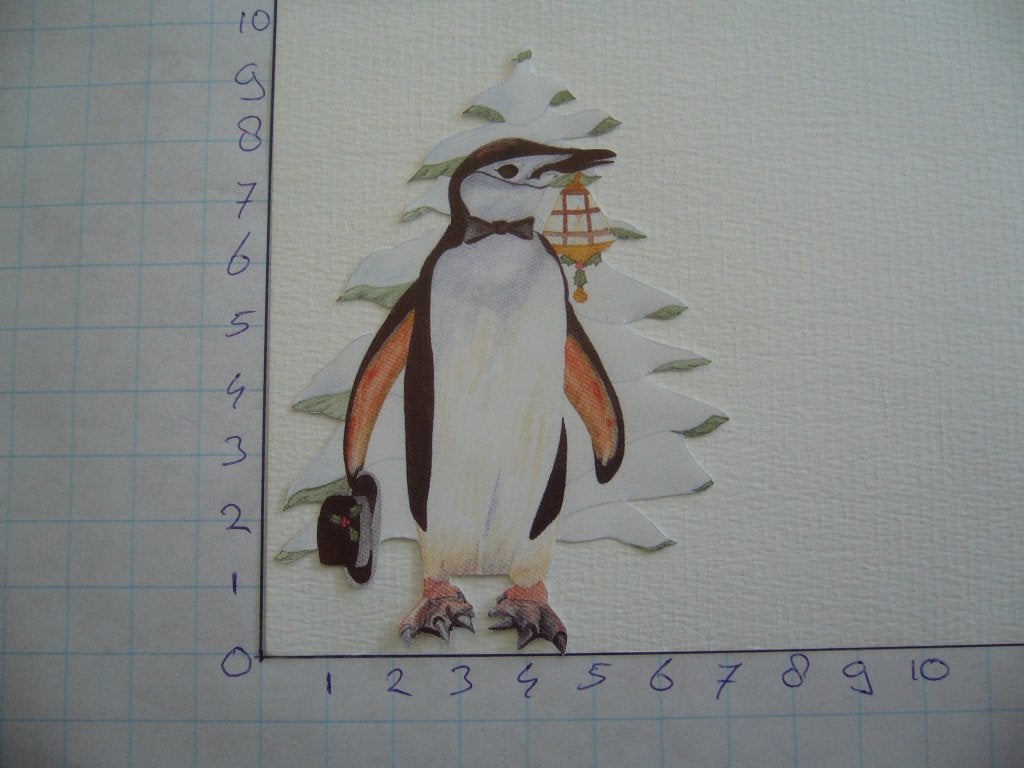 nr. 678 - uitgeknipt 3d plaatje kerst, Ophalen of Verzenden, Nieuw, Kerst, Knipvel