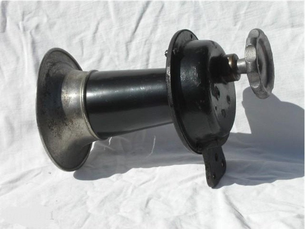 Oldtimer claxon met draaiknop, Ophalen of Verzenden, Gebruikt