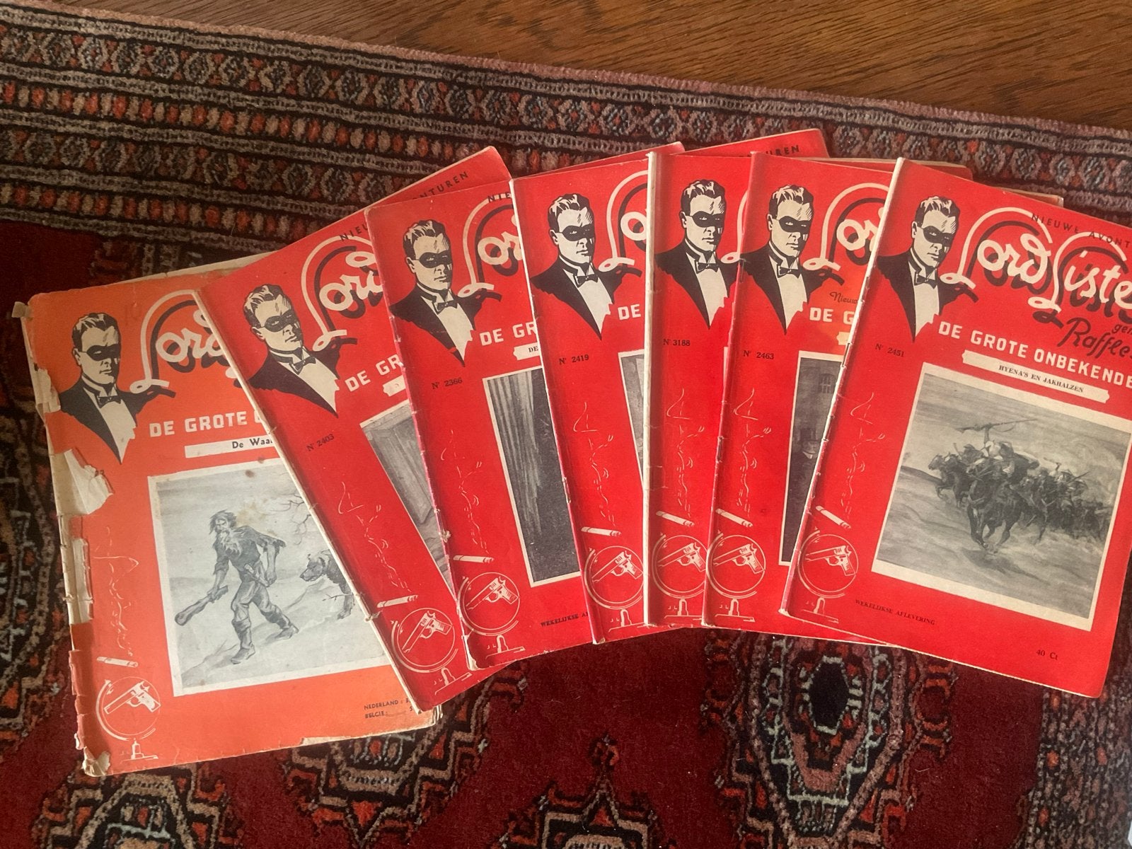 Lord Lister Raffles - De Grote Onbekende (diverse nummers), Boeken, Ophalen of Verzenden, Gelezen, Overige typen