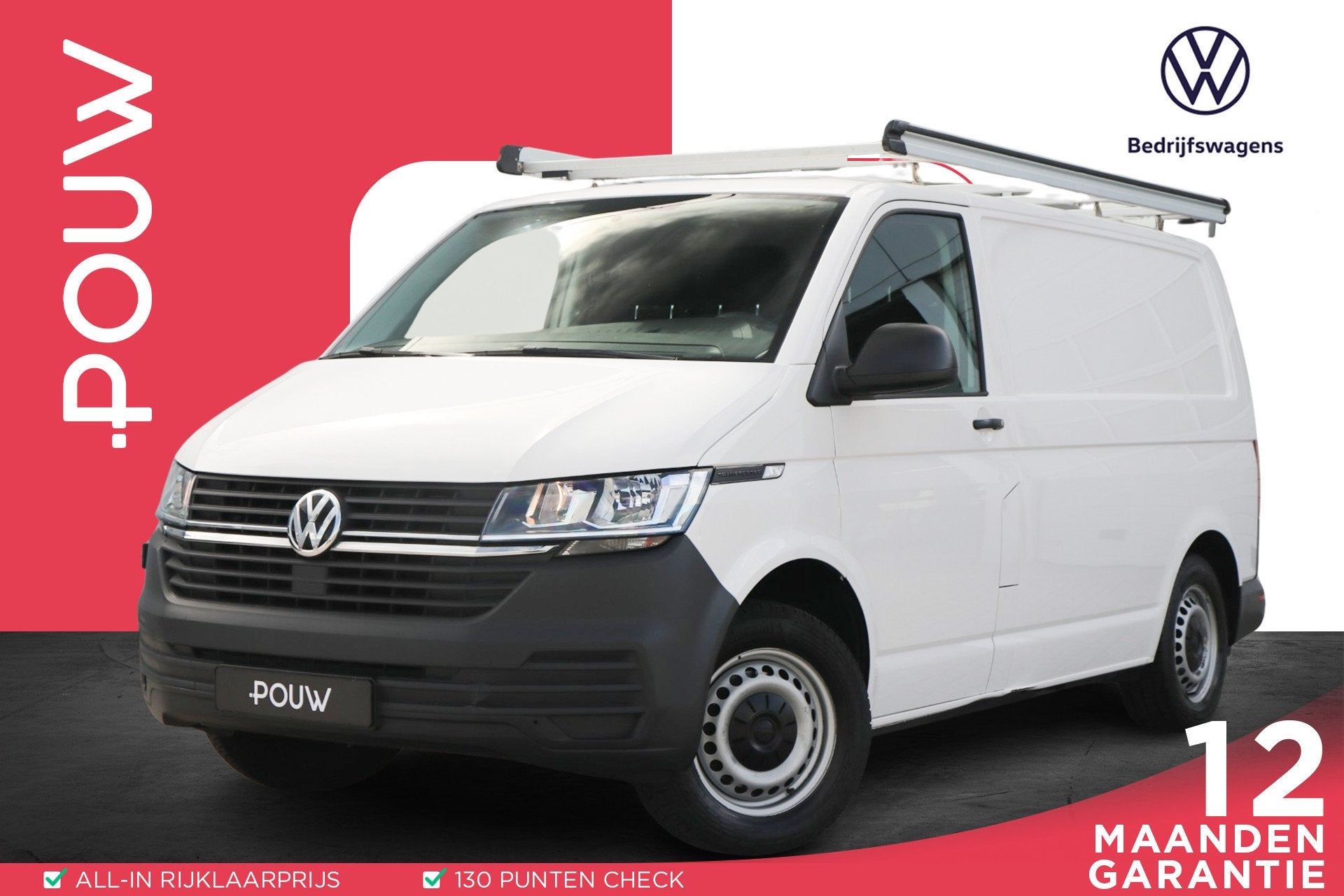 Volkswagen Transporter 2.0 TDI 90pk L1H1 28 | Trekhaak | Air, Auto's, Voorwielaandrijving, 12 maanden, Stof, Gebruikt