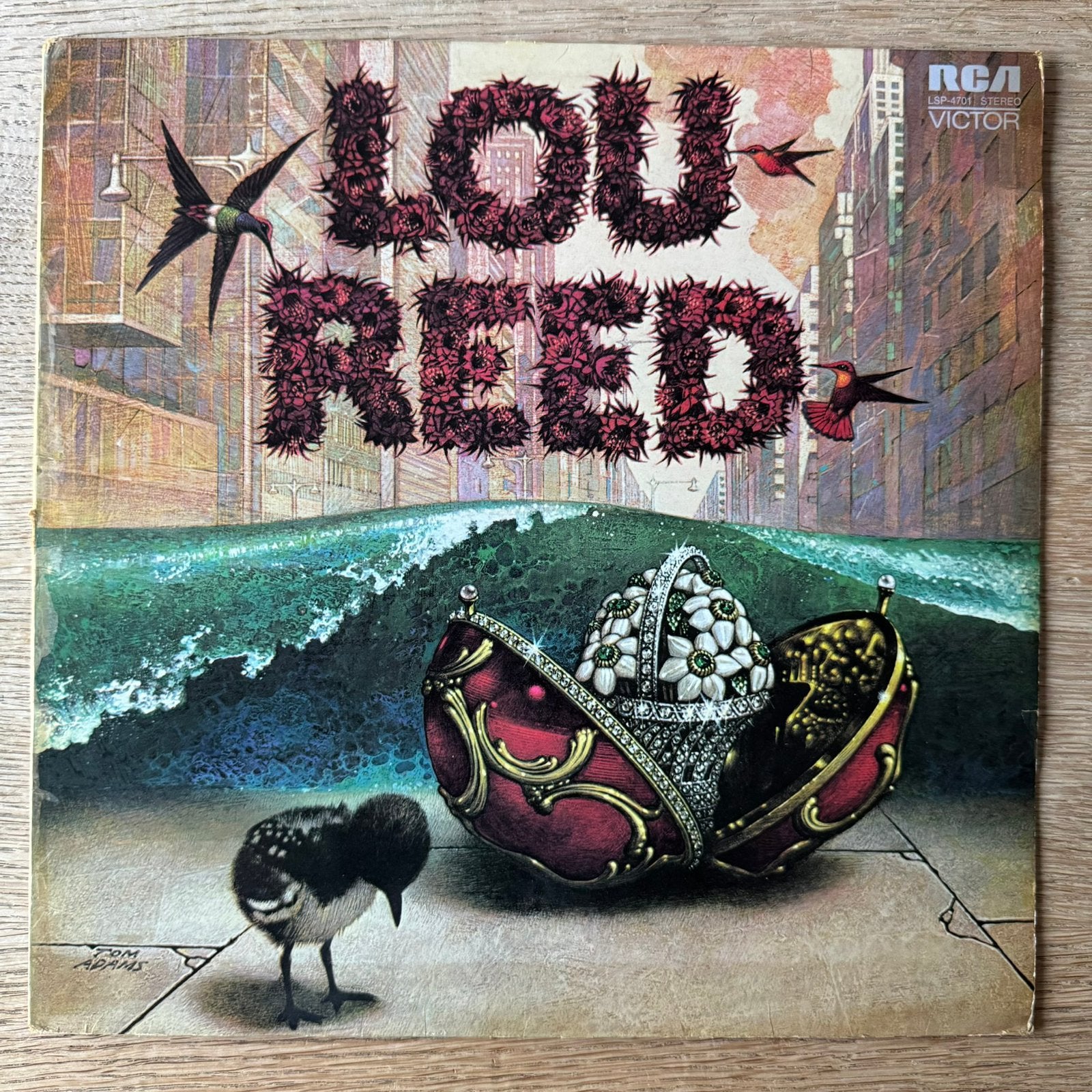 Lou Reed Debut Album LP Vinyl 1972 USA Art Rock Garage Rock, Ophalen of Verzenden, Gebruikt