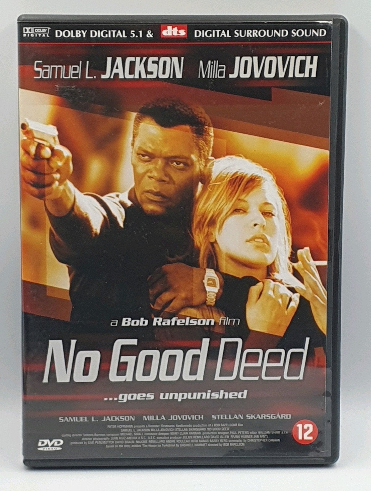 No Good Deed - DVD (Samuel L. Jackson, Milla Jovovich), Maffia en Misdaad, Nederlands, Ophalen of Verzenden, Vanaf 12 jaar