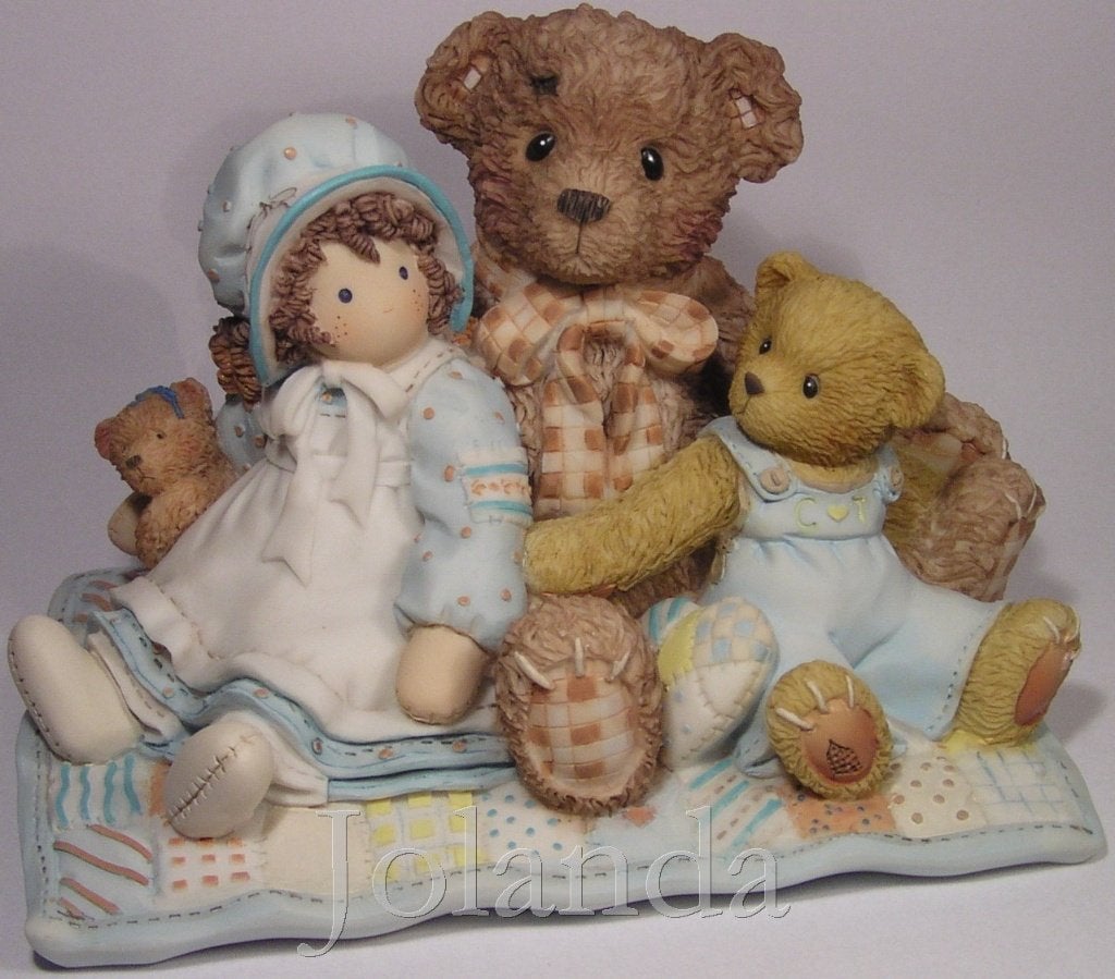 Cherished Teddies Elmer and Friends, Verzamelen, Ophalen of Verzenden, Zo goed als nieuw, Beeldje, Cherished Teddies