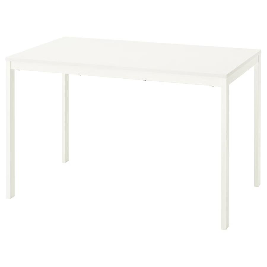Uitschuifbare eettafel, Ophalen, 50 tot 100 cm, Zo goed als nieuw, 150 tot 200 cm