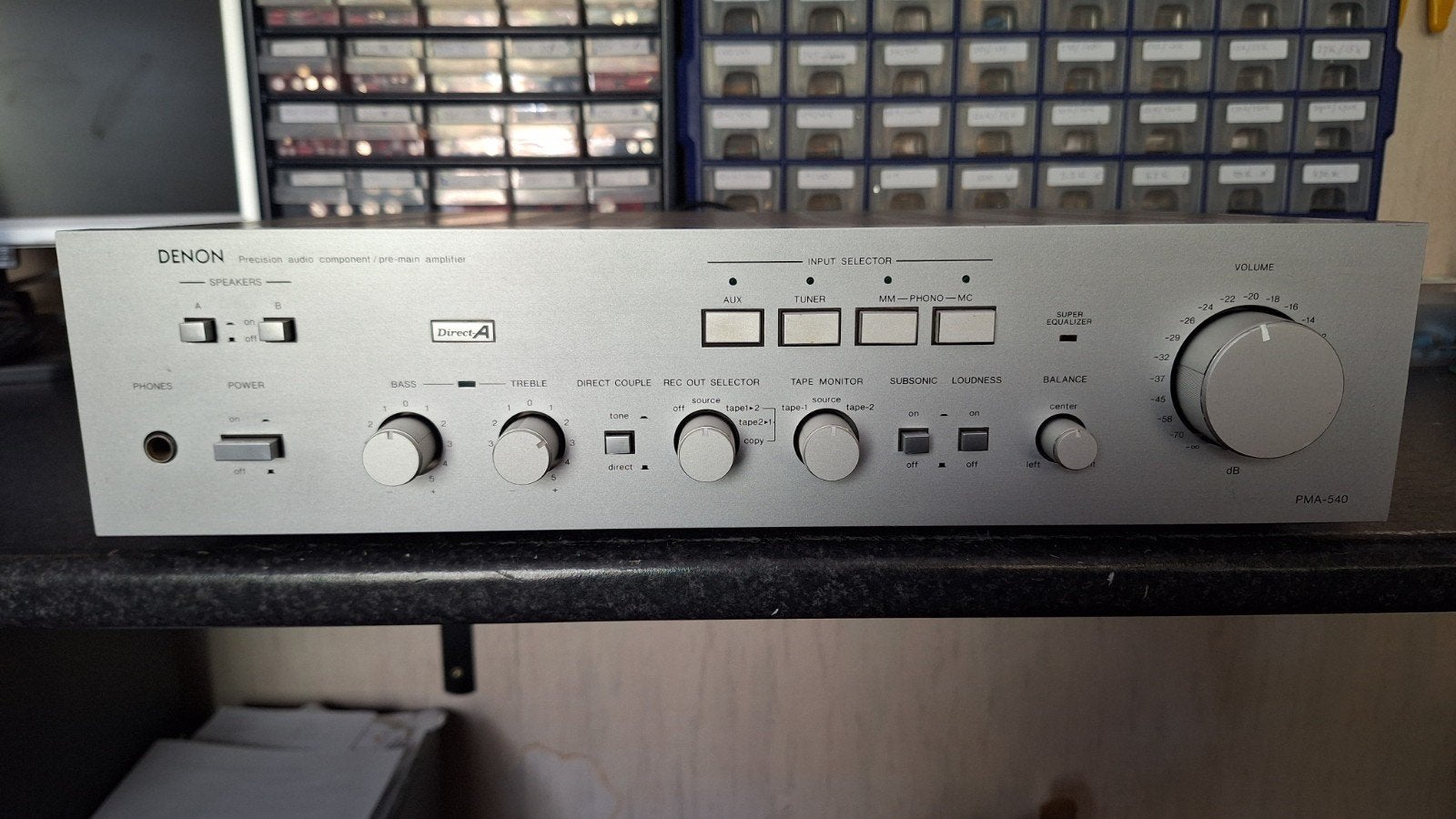Denon PMA-540 Pre-Main Amplifier, Ophalen of Verzenden, Zo goed als nieuw, Audio