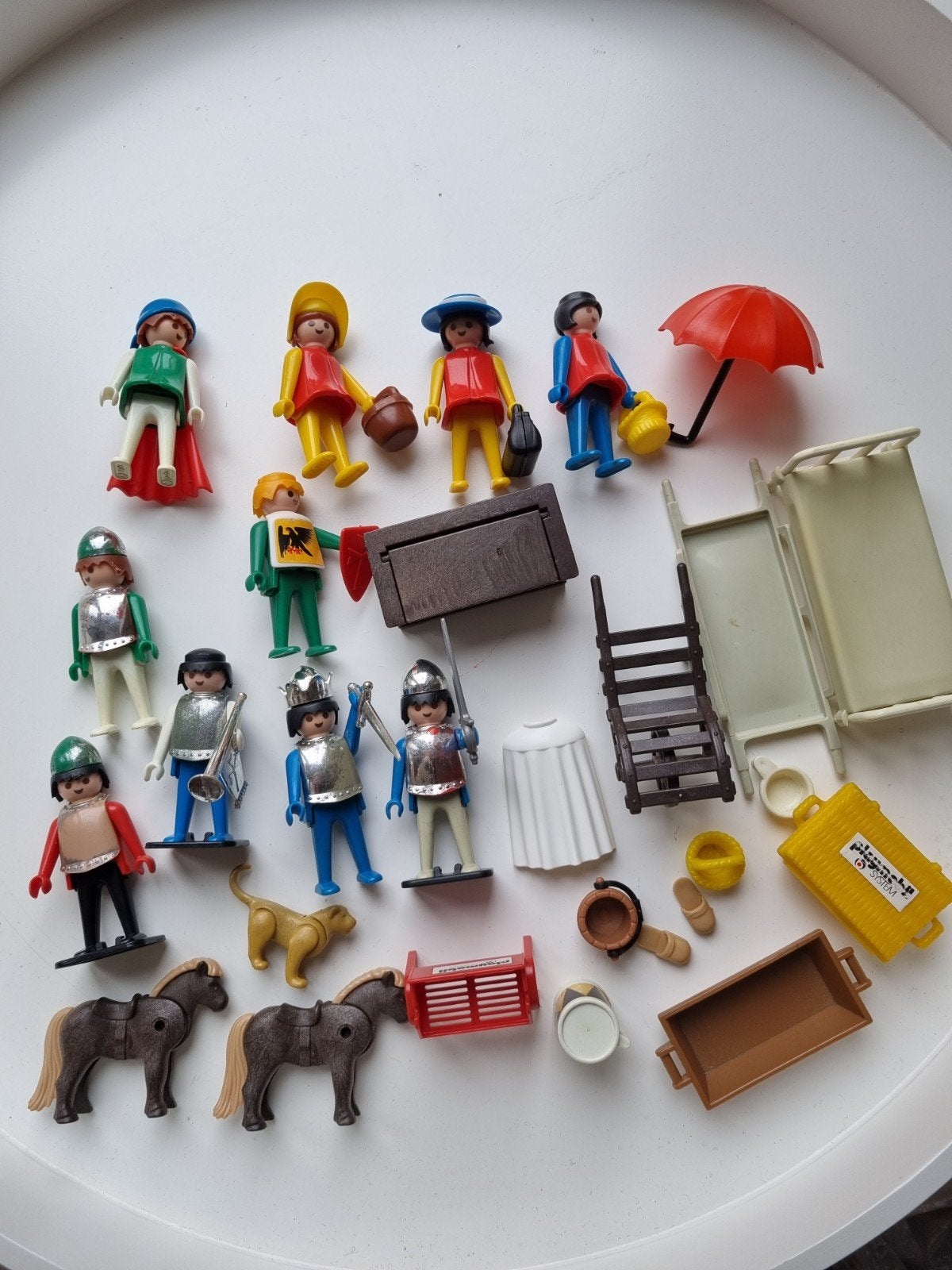 Vintage playmobil, poppetjes, dieren en accessoires, Ophalen of Verzenden, Gebruikt, Losse onderdelen, Figuren