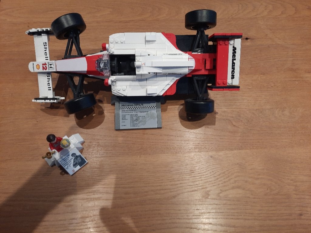 Lego 10330 - McLaren MP4/4 en Ayrton Senna, Ophalen, Lego, Zo goed als nieuw, Compleet