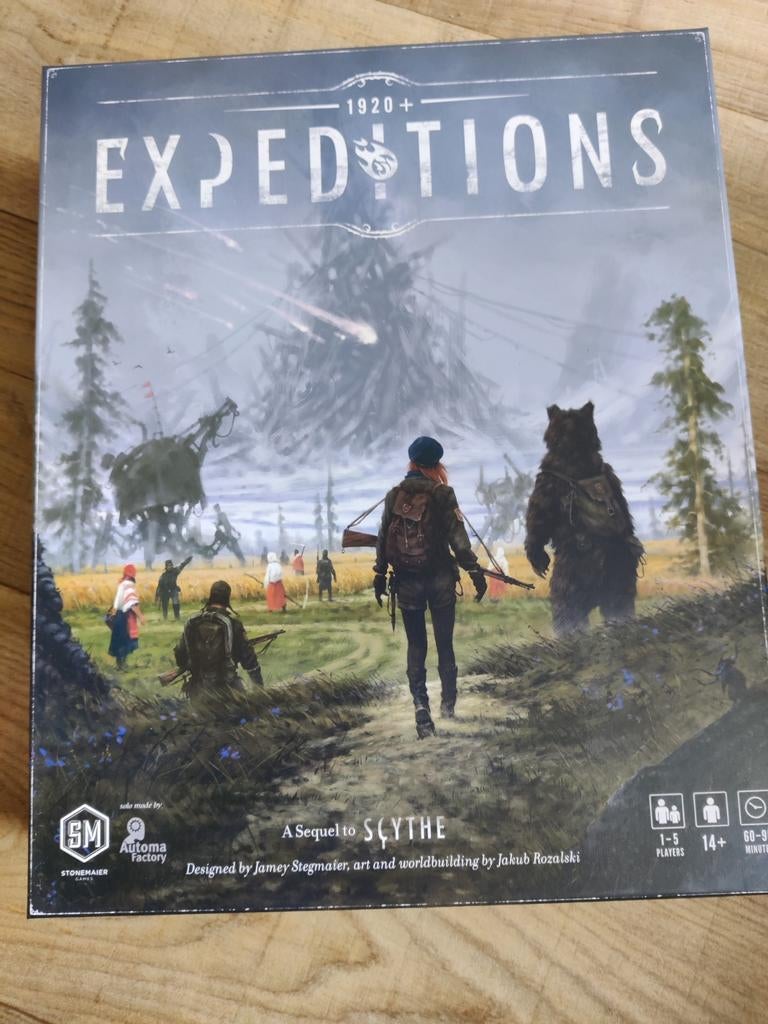 Expeditions: A Sequel to Scythe, Hobby en Vrije tijd, Gezelschapsspellen | Bordspellen, Verzenden, Zo goed als nieuw, Stonemaier Games