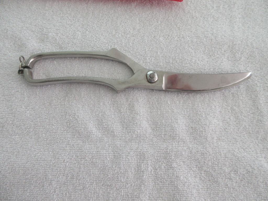 Wildschaar 23 cm roestvrij., Huis en Inrichting, Ophalen of Verzenden, Zo goed als nieuw, Rvs of Chroom, Los bestek