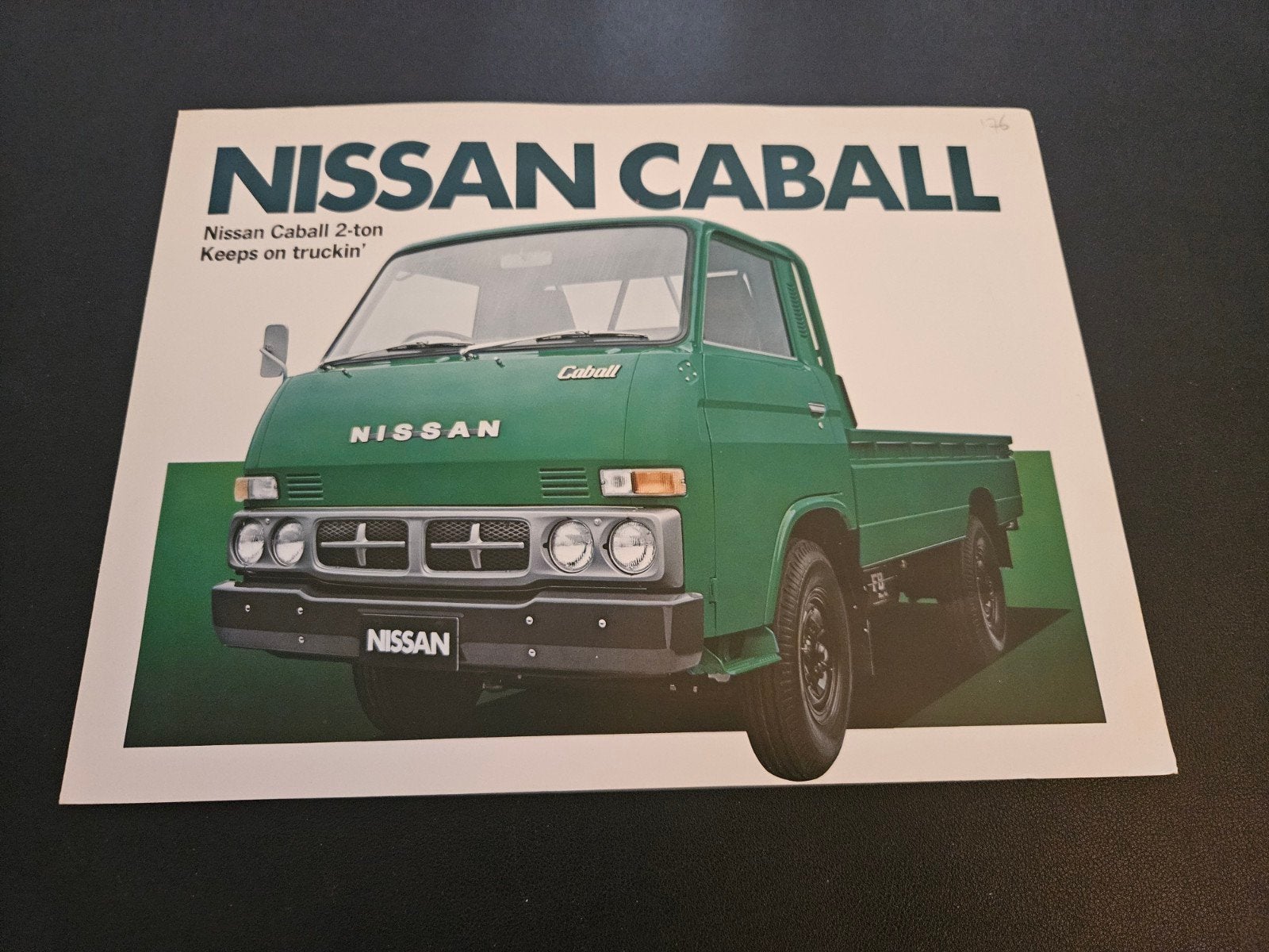 Brochure Nissan Caball 1976, Ophalen of Verzenden, Zo goed als nieuw, Overige merken