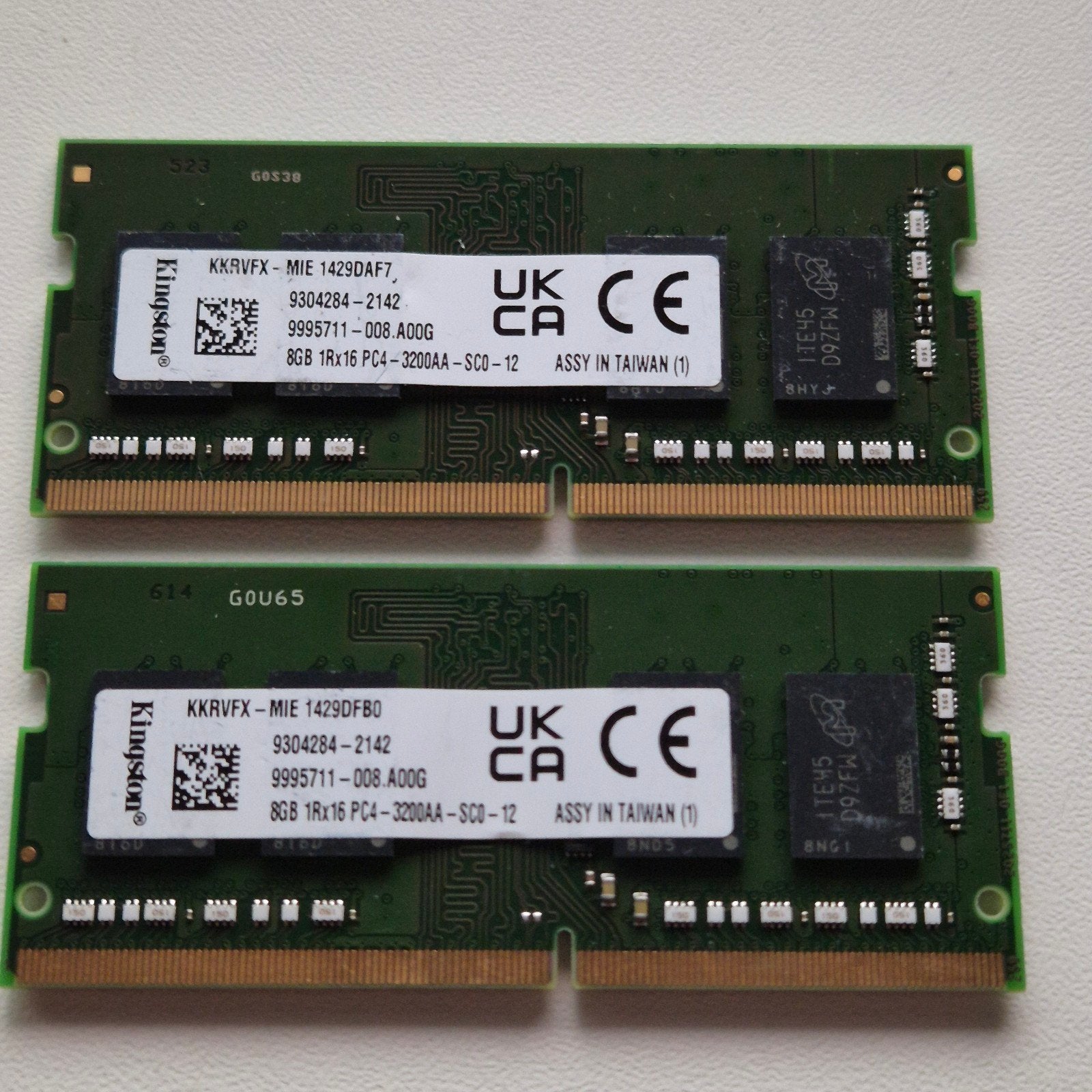 Kingston 16GB PC4-3200AA sodimm, Gebruikt, Verzenden, DDR4, Laptop
