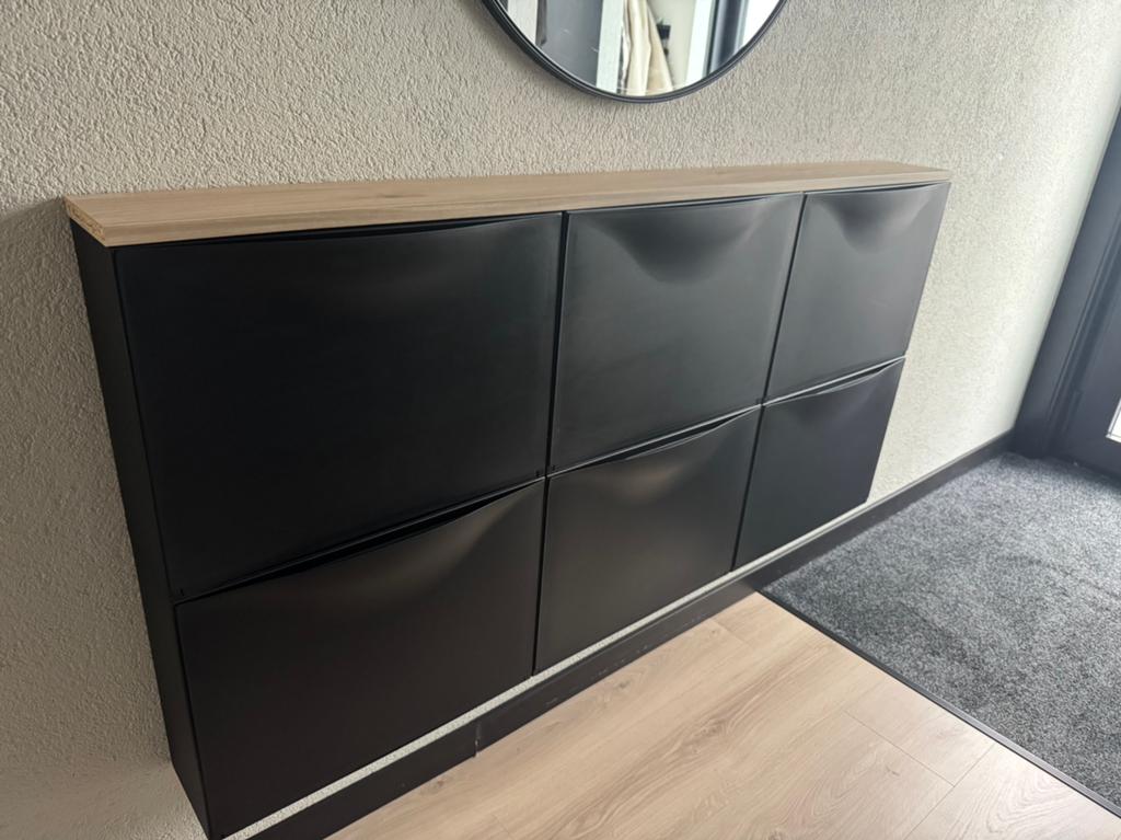 Schoenenkast met plank, Huis en Inrichting, Kasten | Schoenenkasten, Ophalen, Zo goed als nieuw