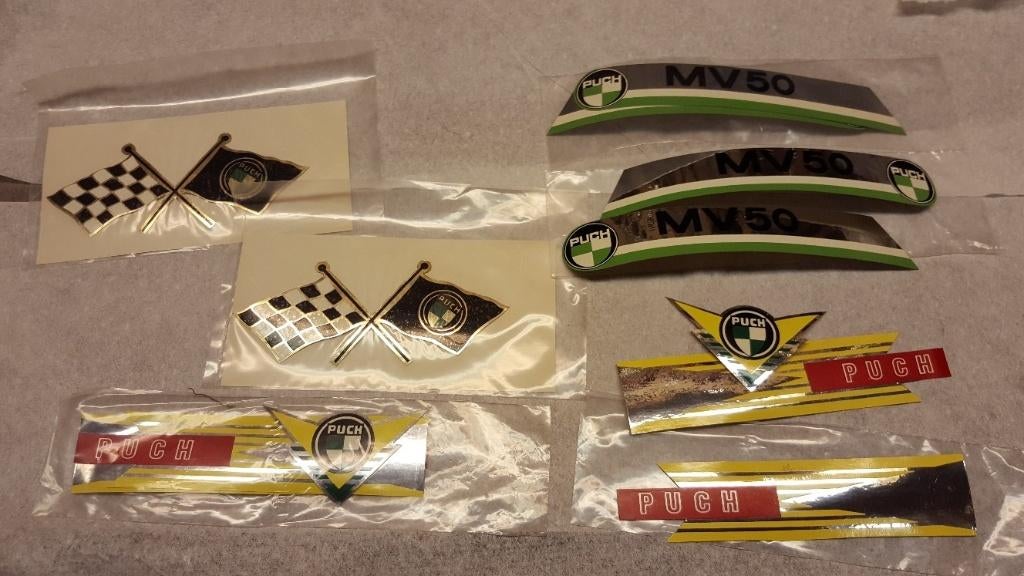 Stickers NOS MV50 etc vlag grandprix etc, Ophalen, Nieuw, Overige typen