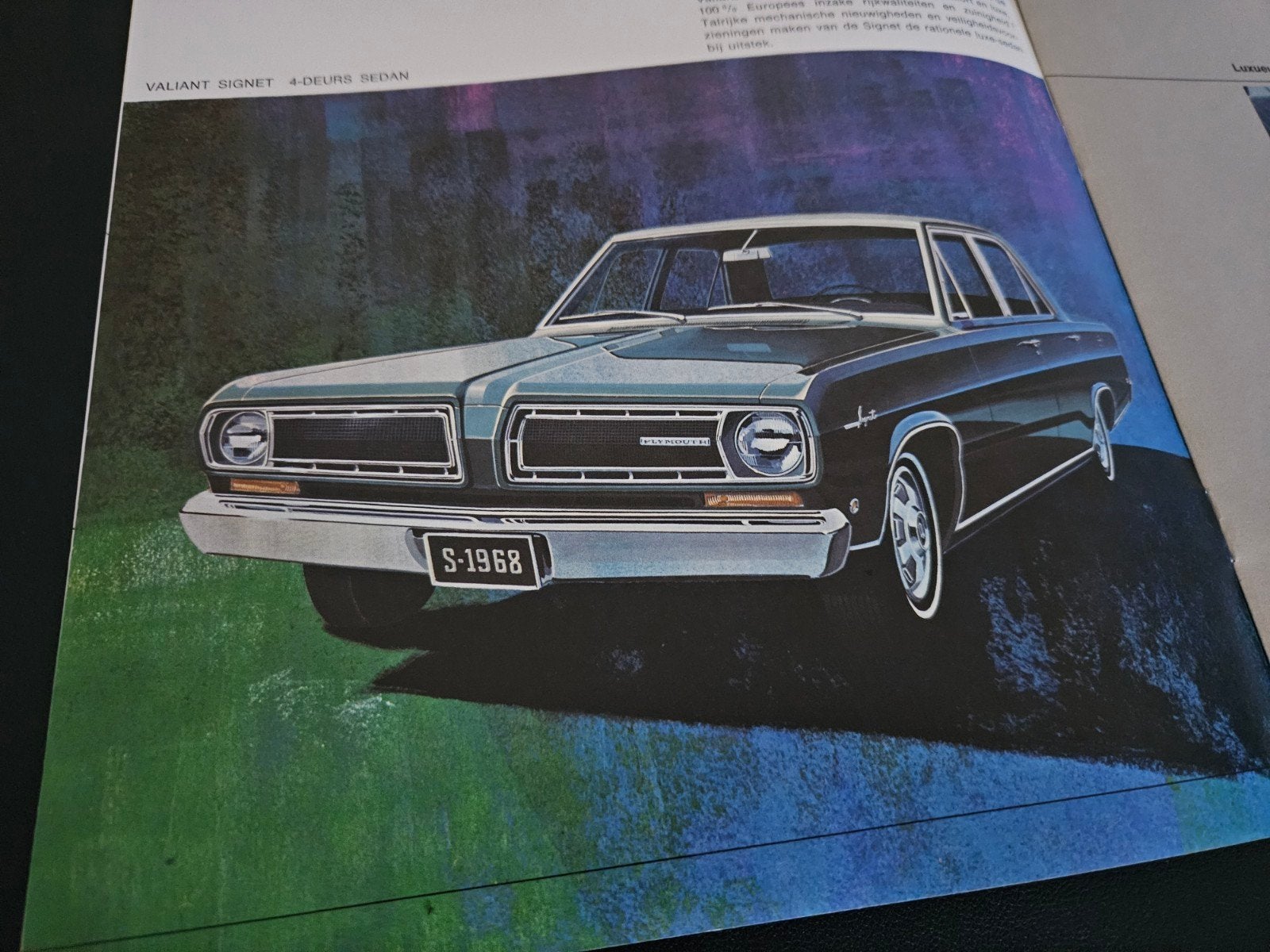 Brochure Plymouth Valiant & Barracuda 1968, Ophalen of Verzenden, Zo goed als nieuw, Overige merken