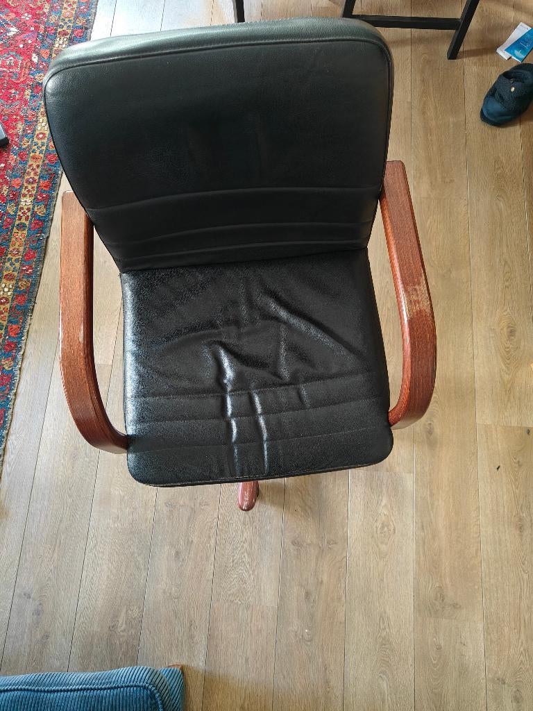bureaustoel, Huis en Inrichting, Bureaustoelen, Ophalen, Gebruikt, Zwart, Bureaustoel
