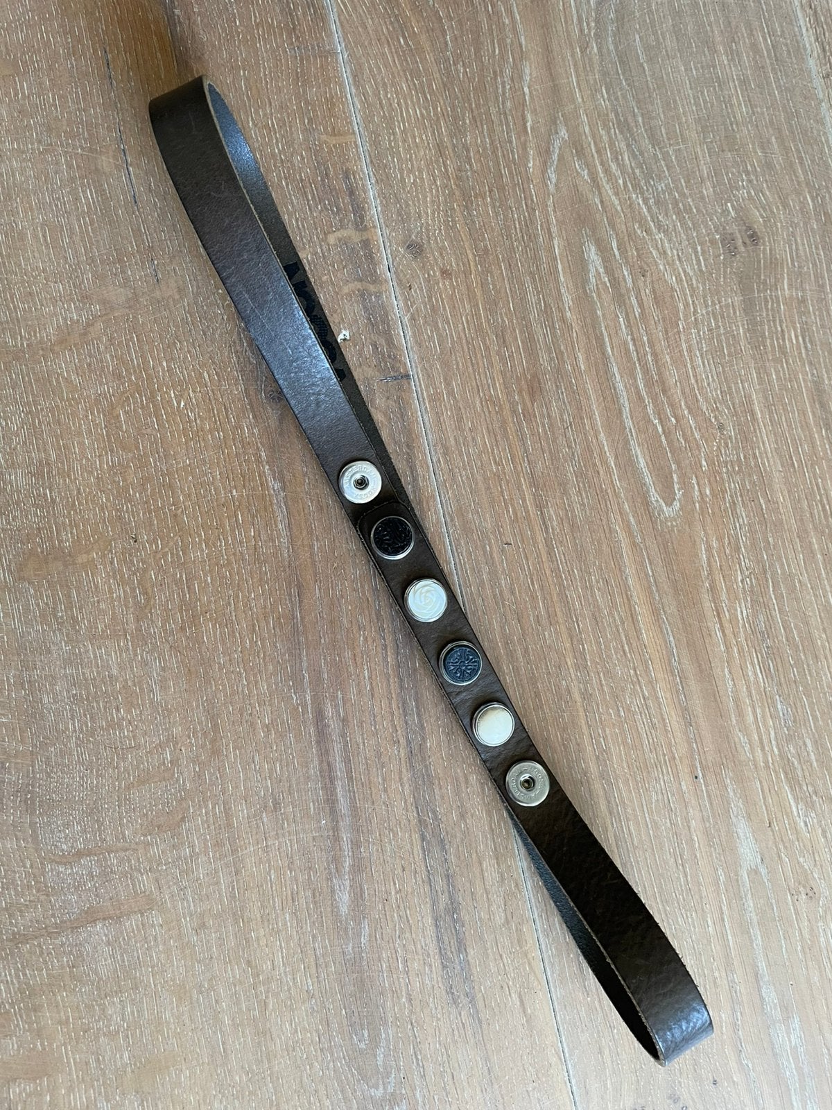 Noosa Amsterdam riem 90cm met chunks, Ophalen of Verzenden, Zo goed als nieuw, Zwart, 80 tot 90 cm