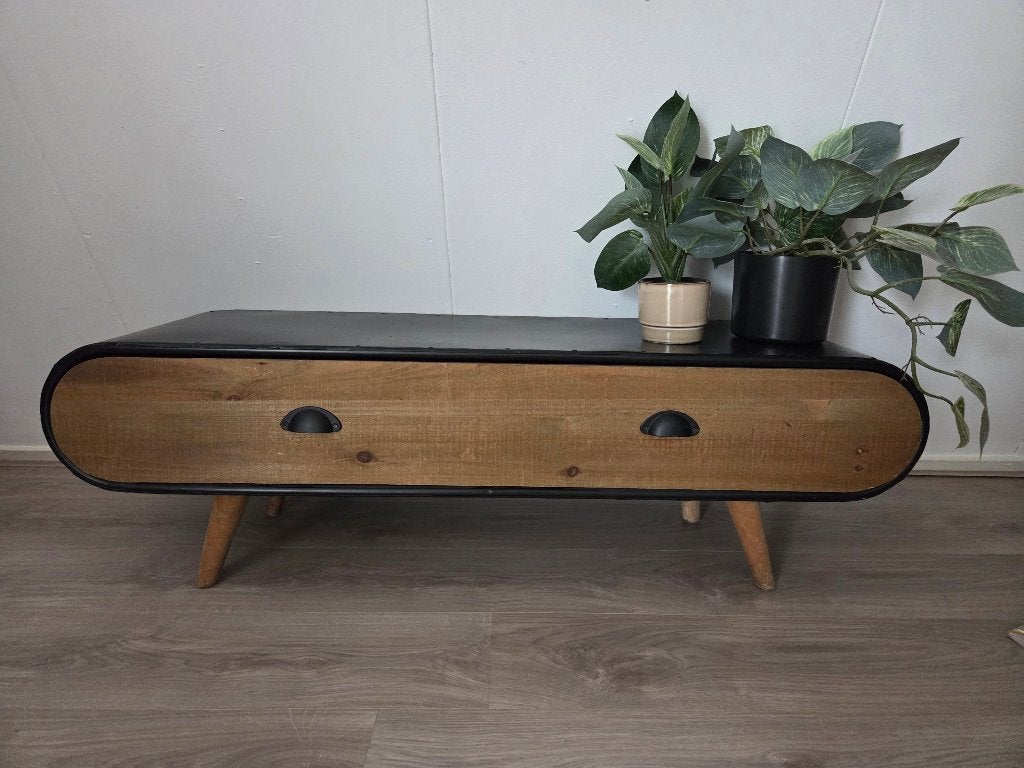 TV kastje, Ophalen, 100 tot 150 cm, Zo goed als nieuw, Minder dan 100 cm