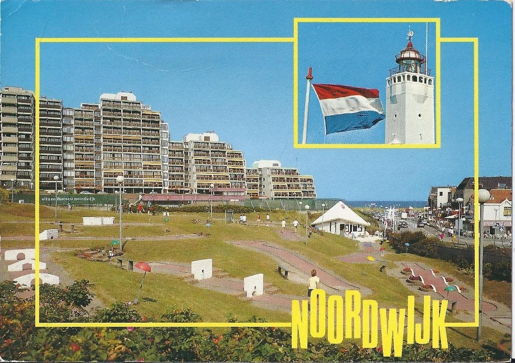 Kp2633 gelopen ansichtkaart noordwijk, Ophalen of Verzenden, 1980 tot heden, Gelopen, Zuid-Holland