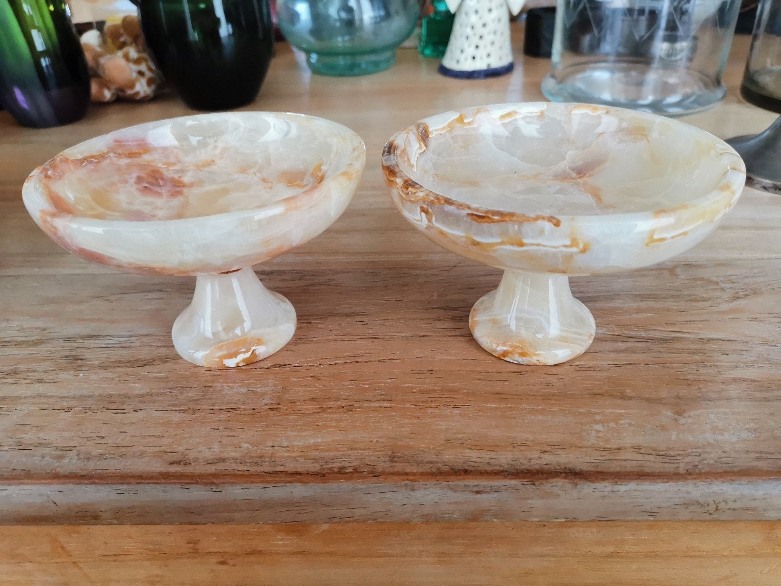Twee Albast Schaaltjes, Antiek en Kunst, Ophalen of Verzenden